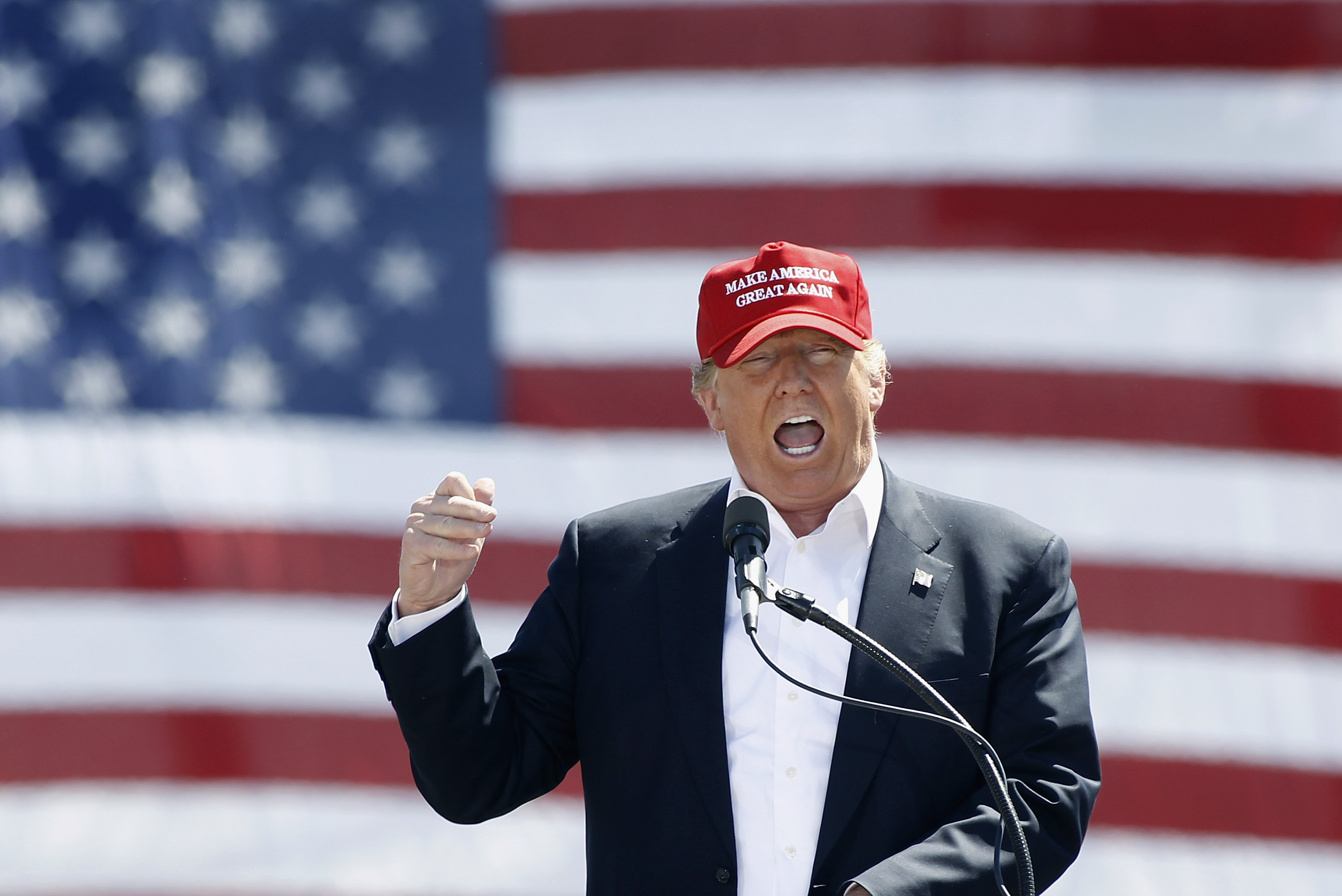 Republican Presidential Candidate Donald Trump Holds Rally In Phoenix
