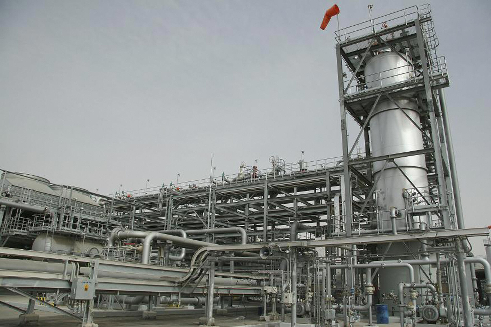 A general view shows a new plant inaugur