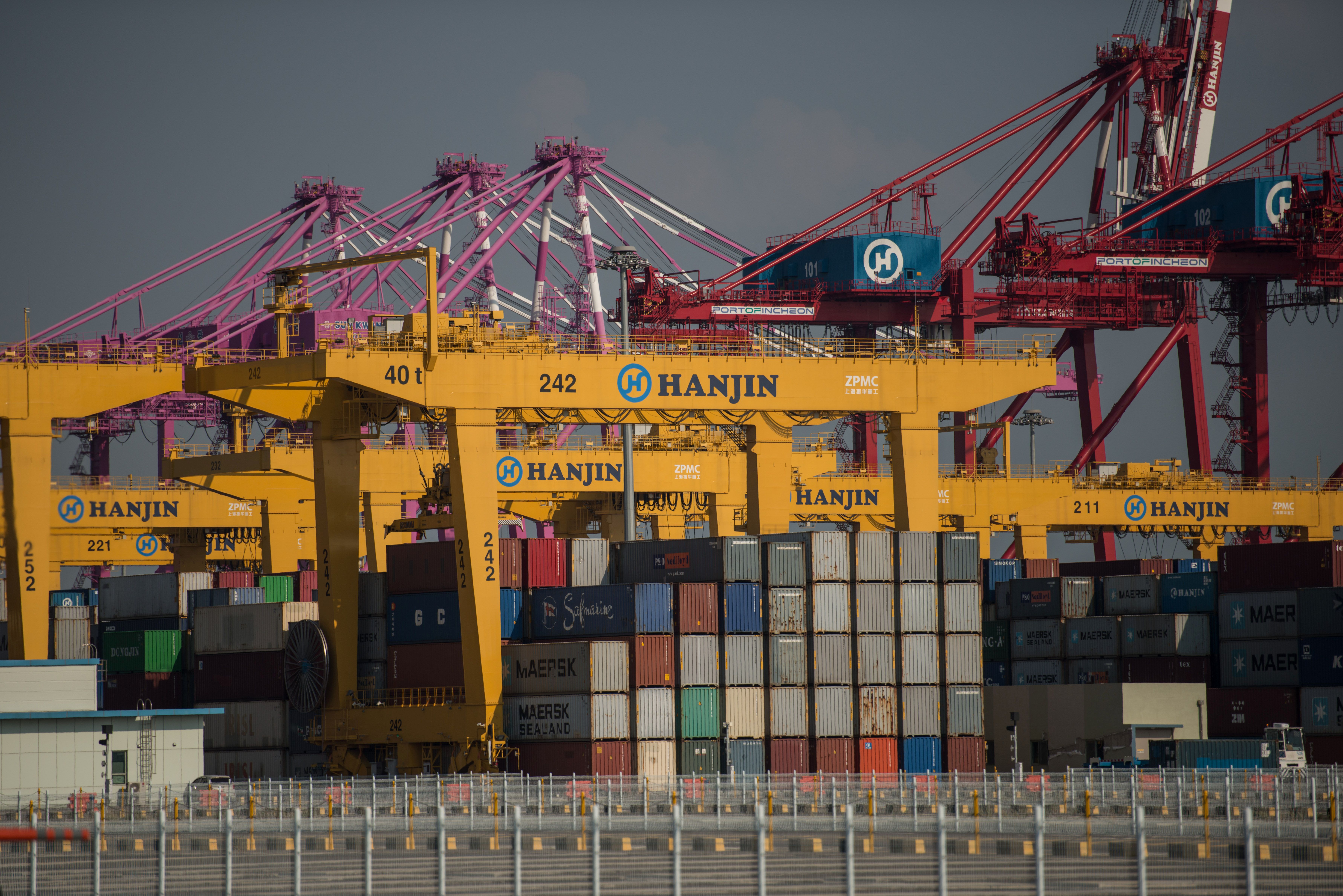 SHIPPING-LOGISTICS-TRADE-SKOREA-HANJIN