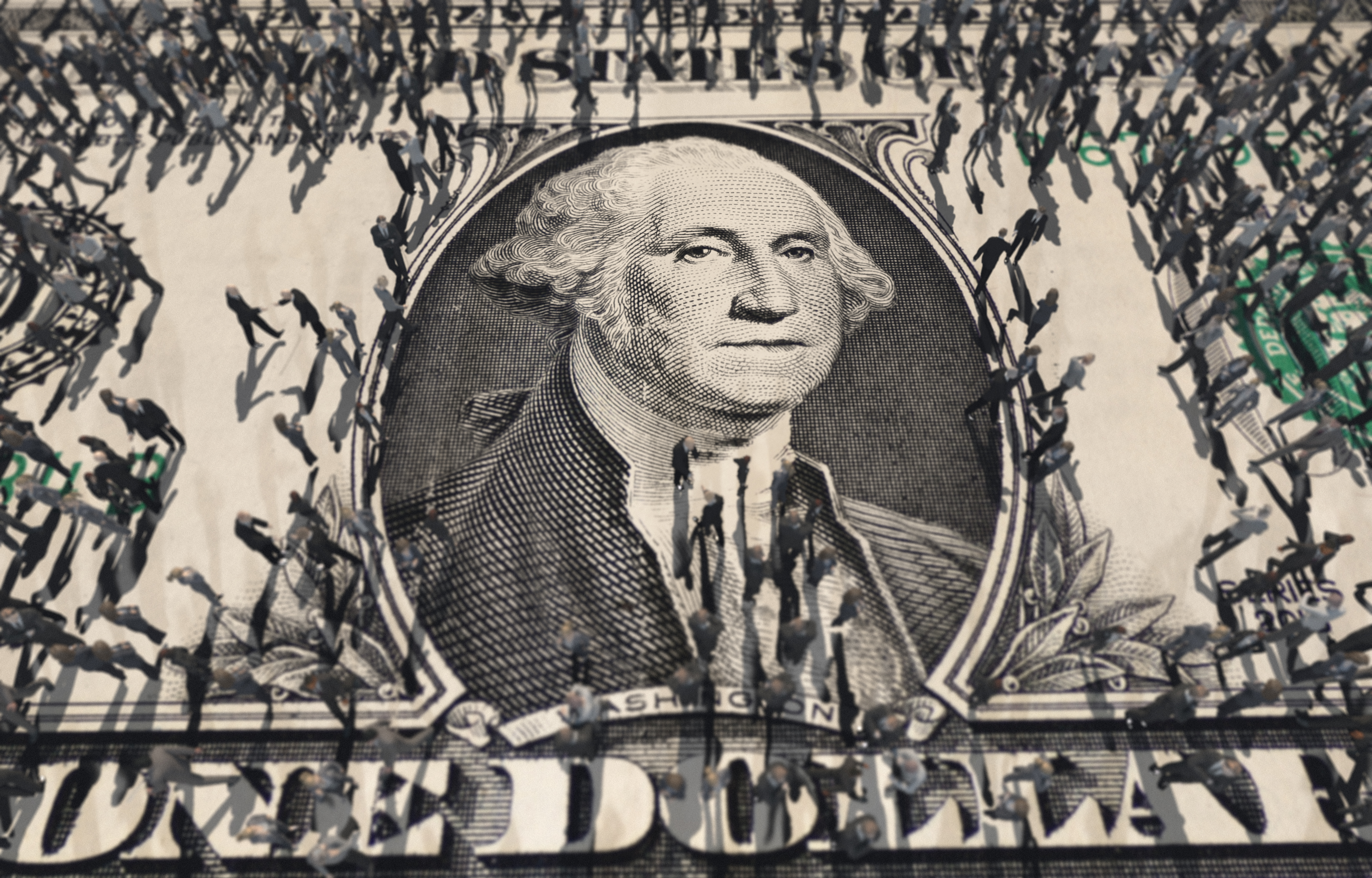 Executives on One Dollar Bill