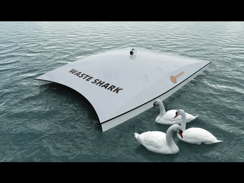 Trash-Eating “Shark” Drone Hits the Water in Rotterdam