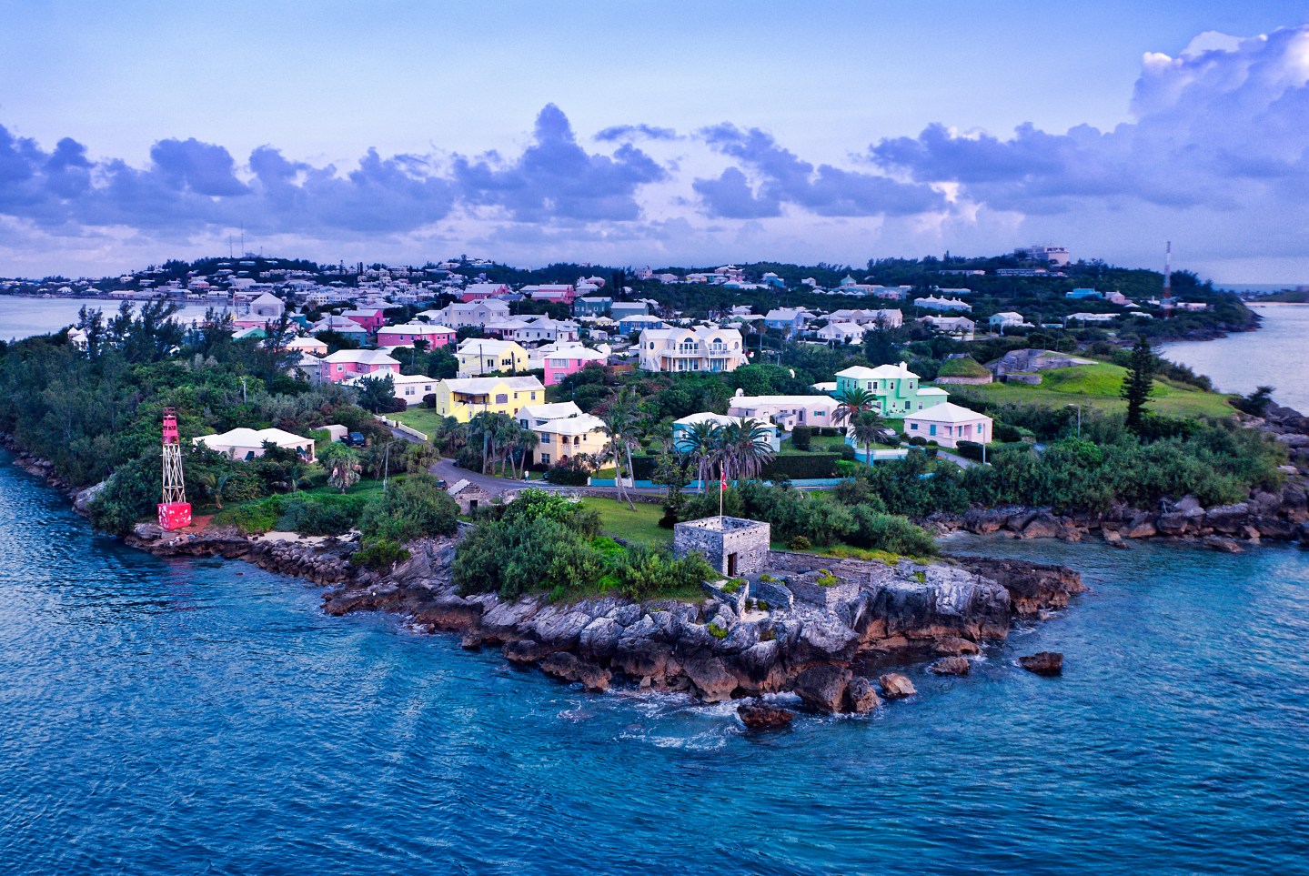 Houses near the sea
