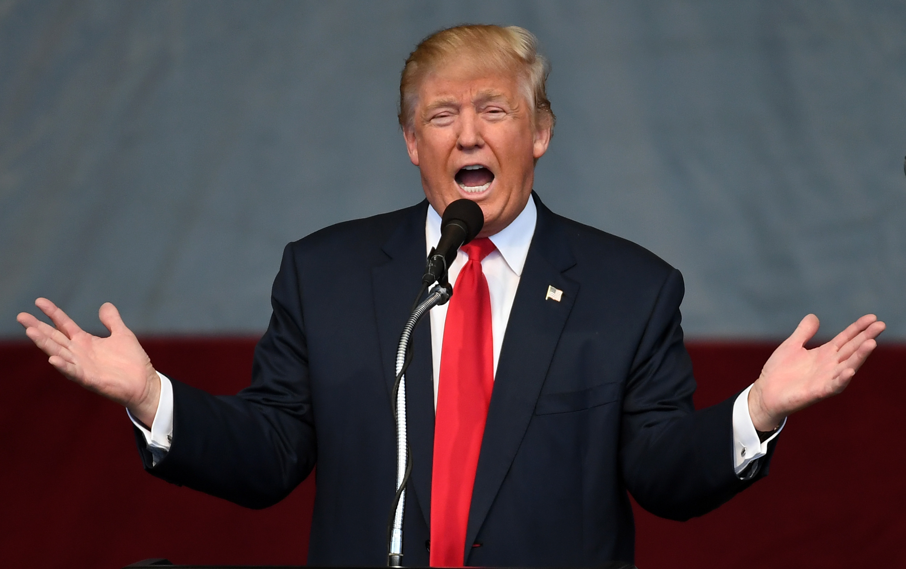 Donald Trump Holds Campaign Rally In Nevada
