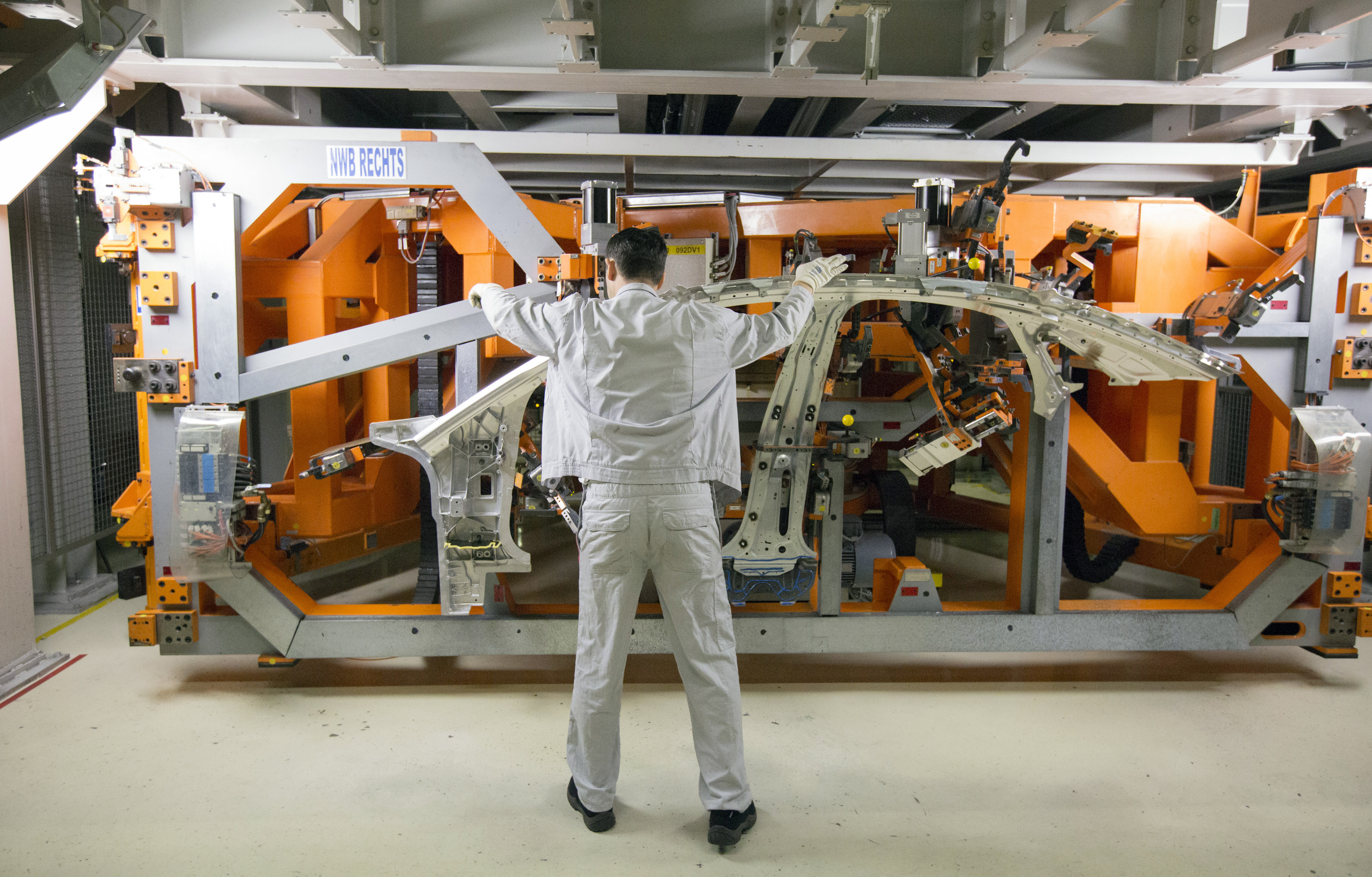 Automobile Manufacture At Audi AG's Factory