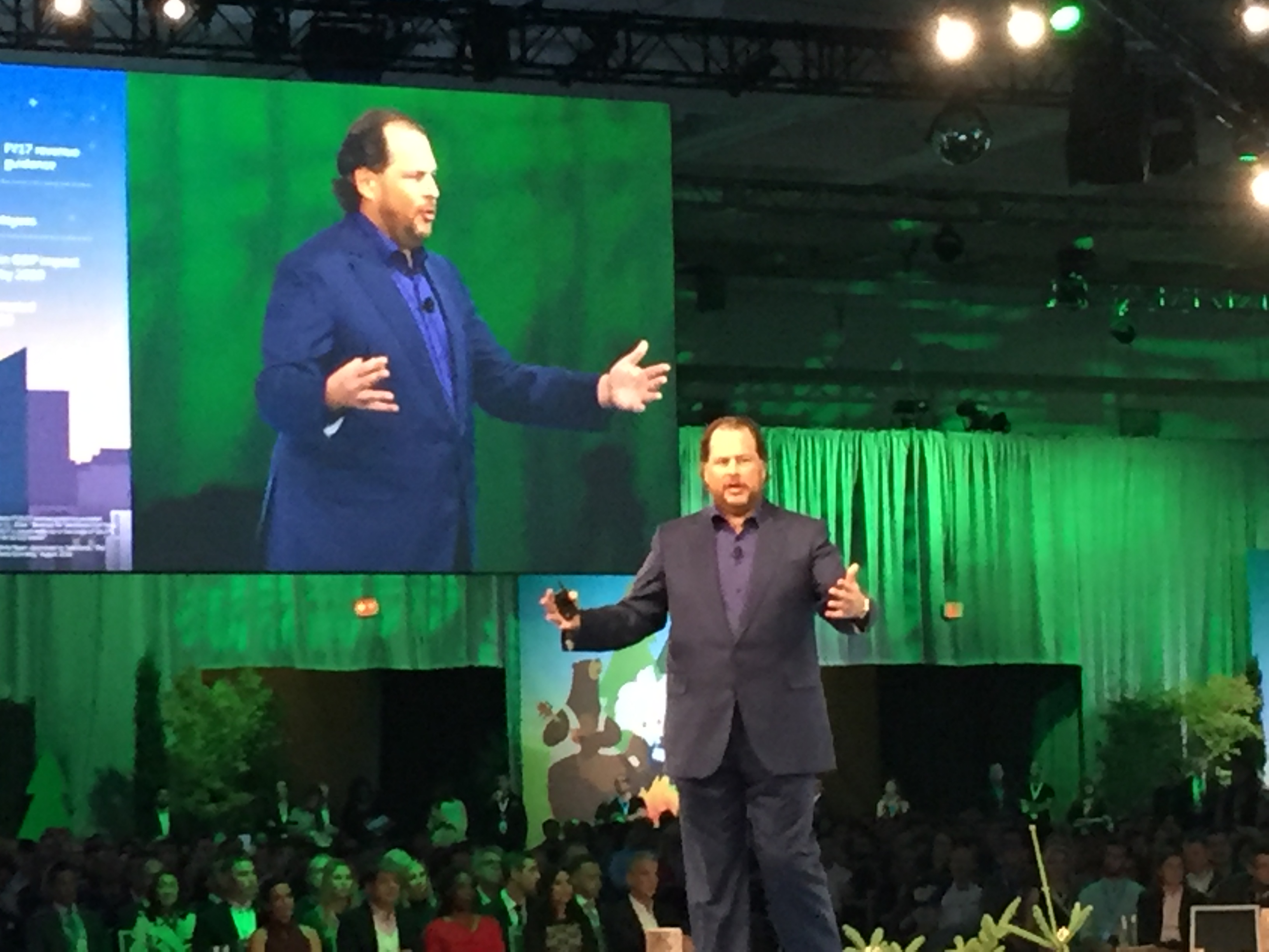Salesforce CEO Marc Benioff at Dreamforce 2016