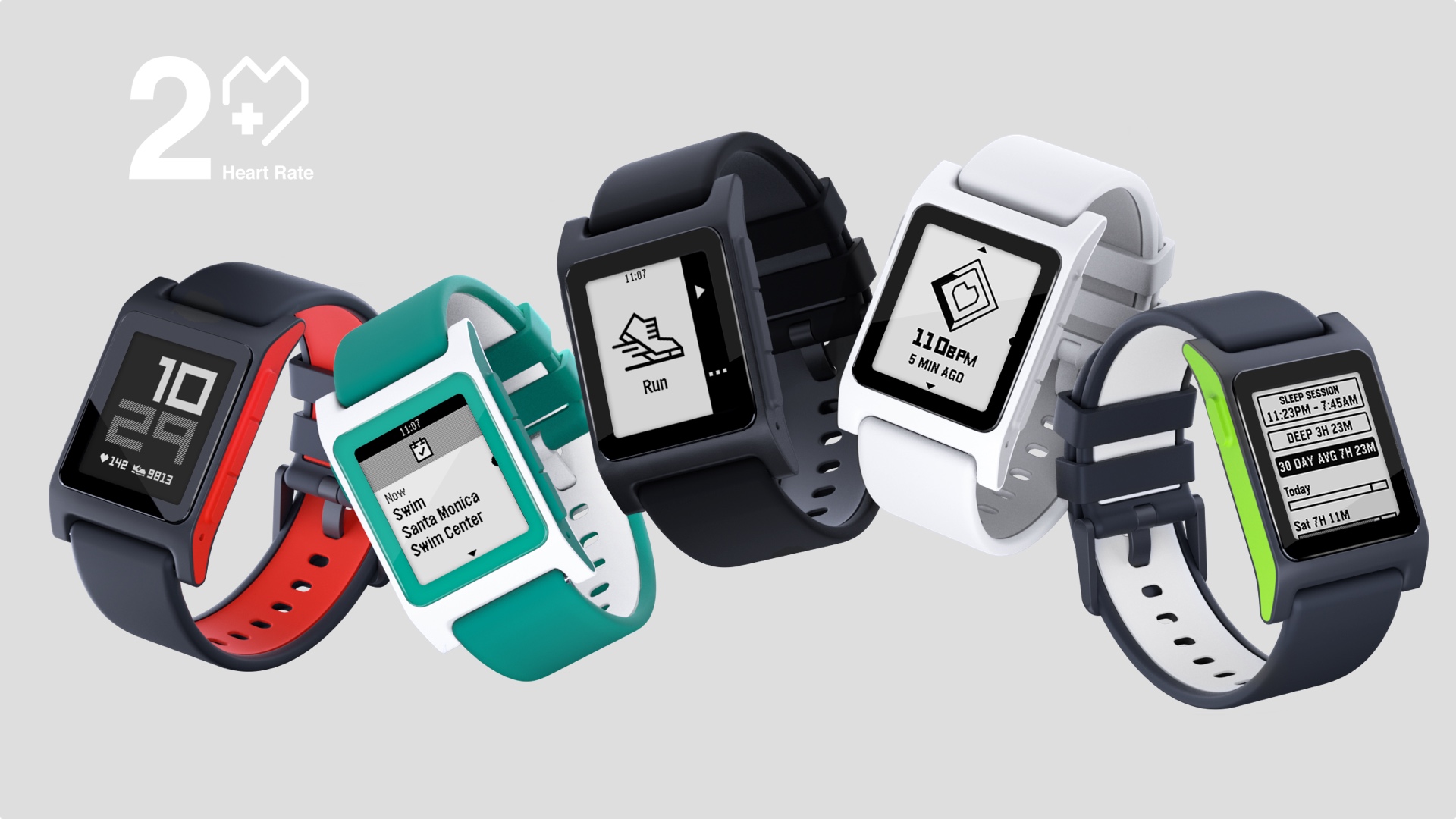 Pebble 2 + Heart Rate