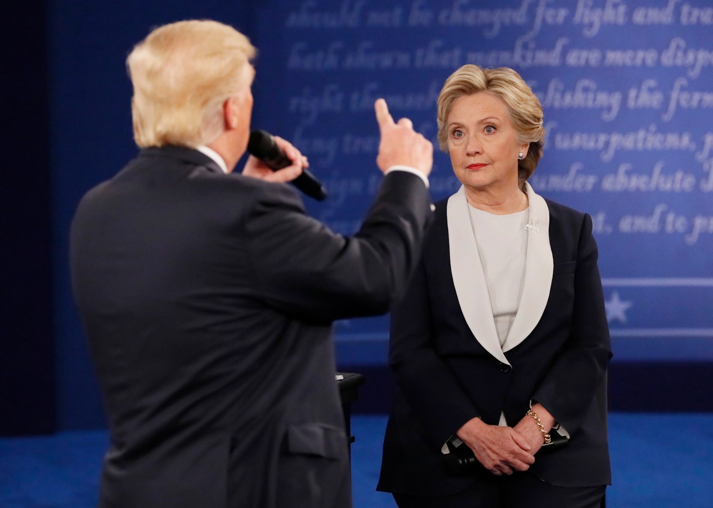 Watch the Highlights of the Second Presidential Debate Between Donald Trump and Hillary Clinton