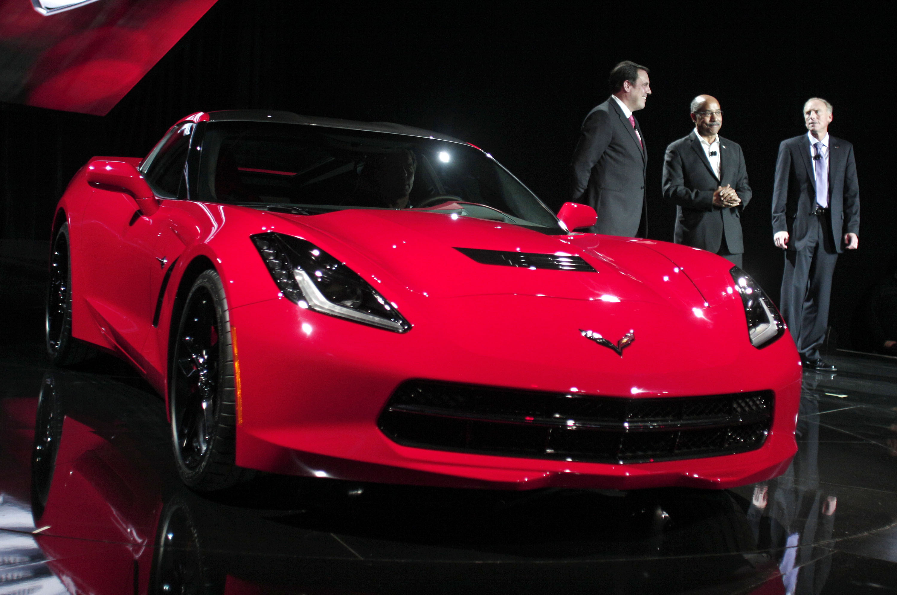 The 7th-generation Chevrolet Corvette, the C7.