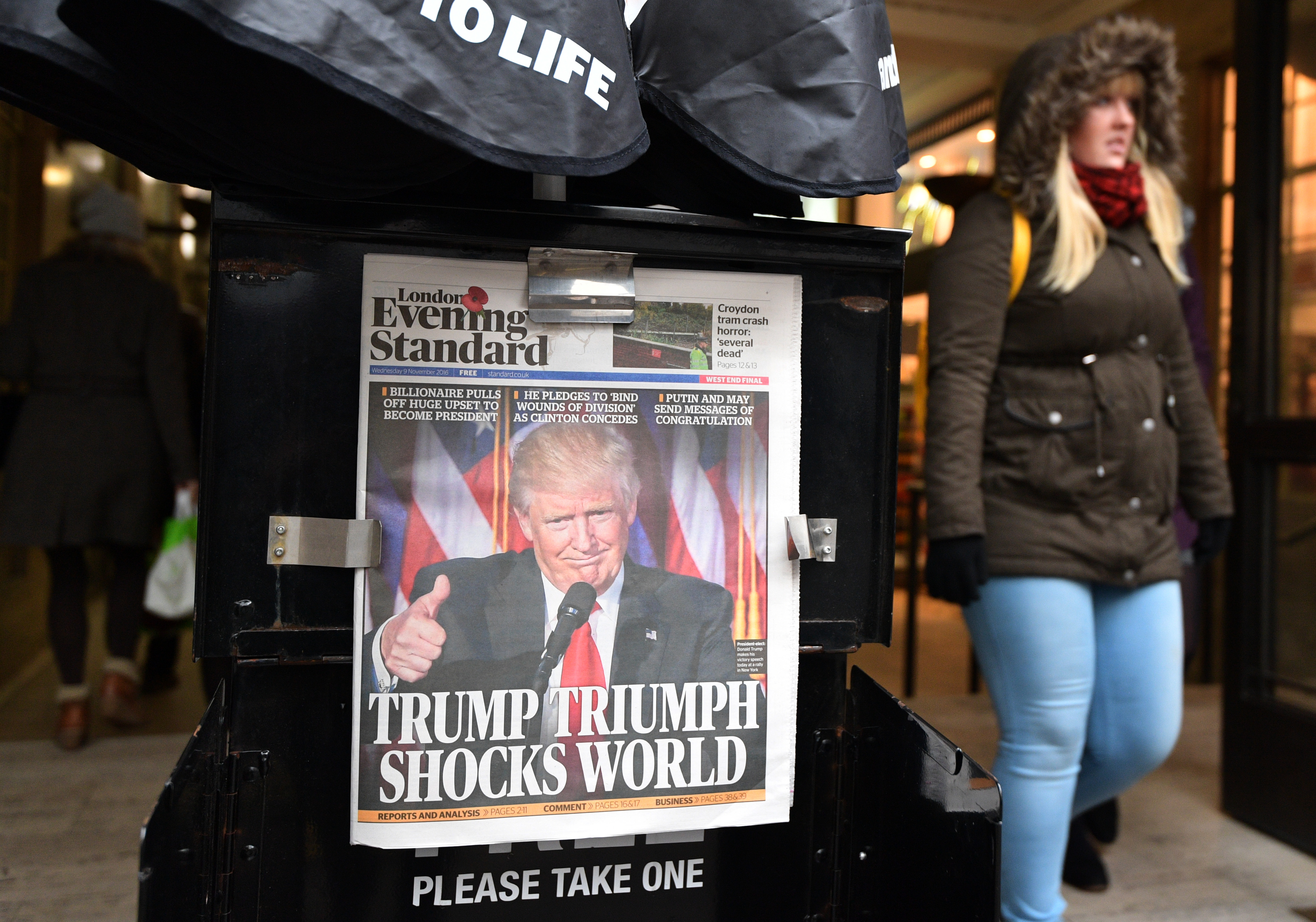 The UK Reacts To News That Donald Trump Is The New President Of The United States
