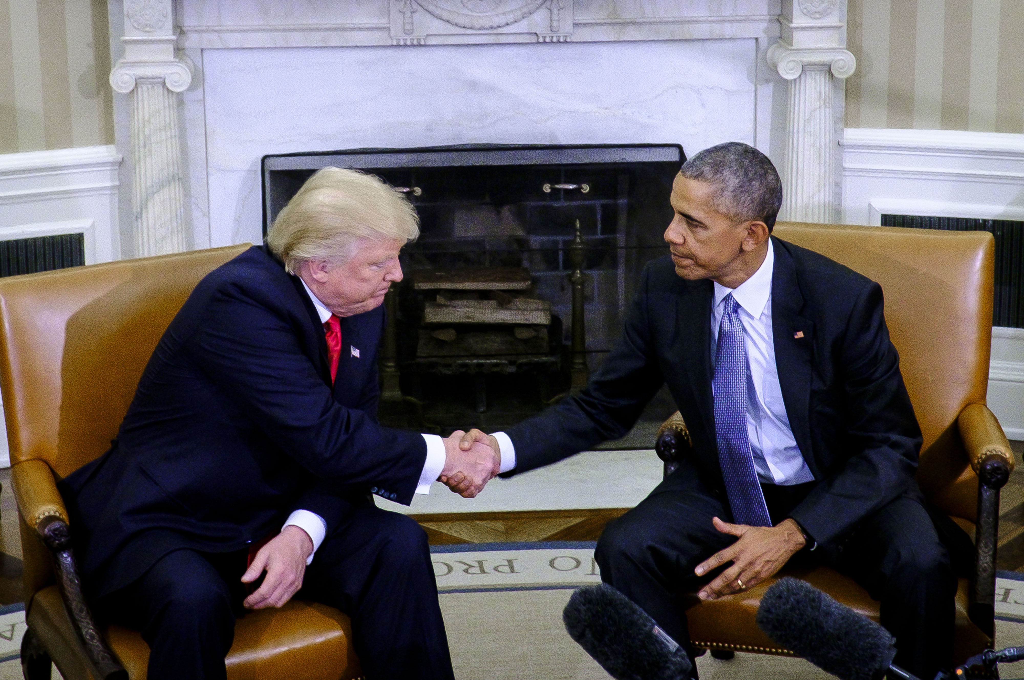 President Obama Meets With President-Elect Donald Trump At The White House