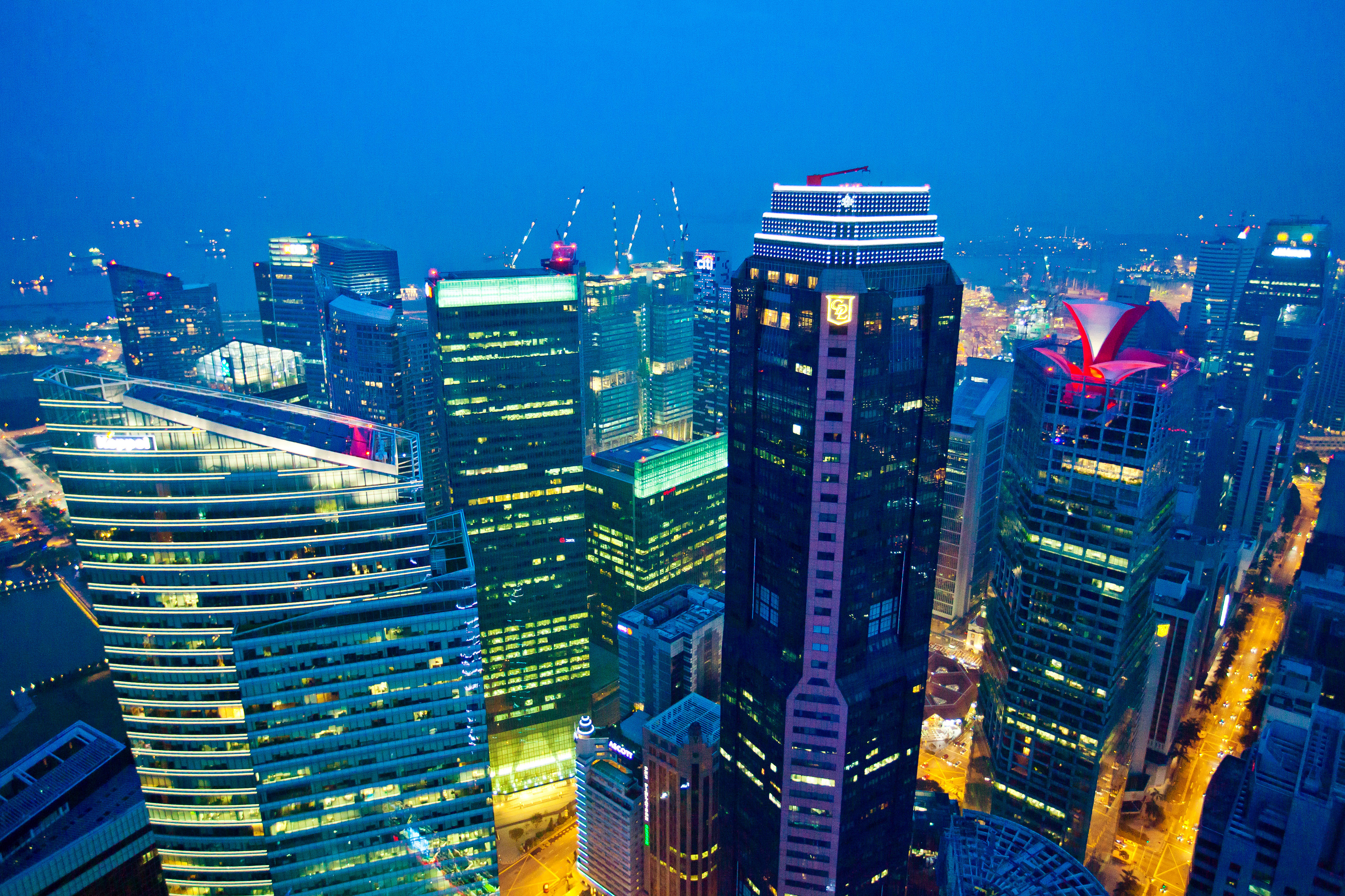 General Images Of Singapore's Financial Center As It Overtakes Hong Kong's To be World Number 3