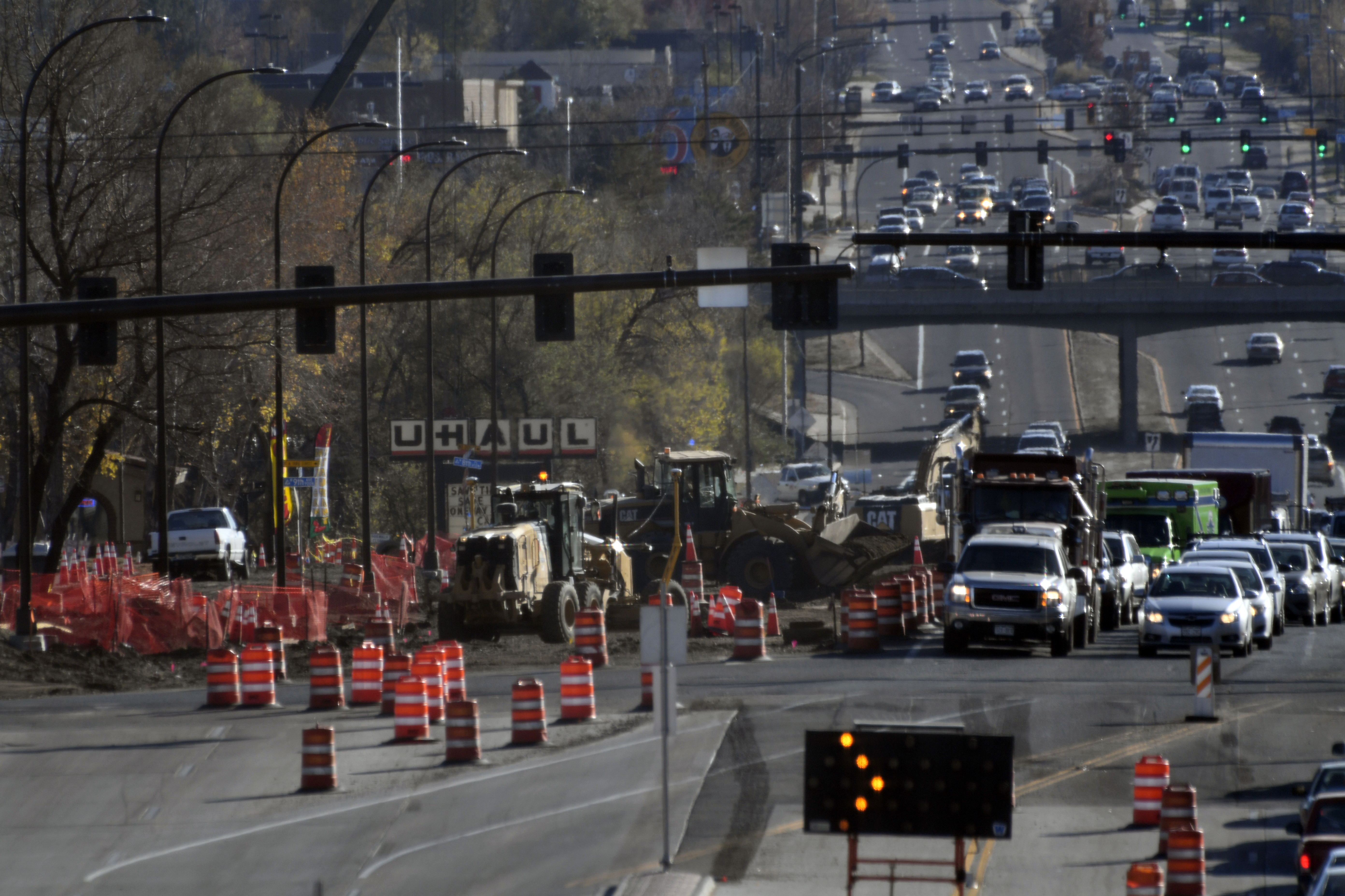 Construction at 8th and Wadsworth