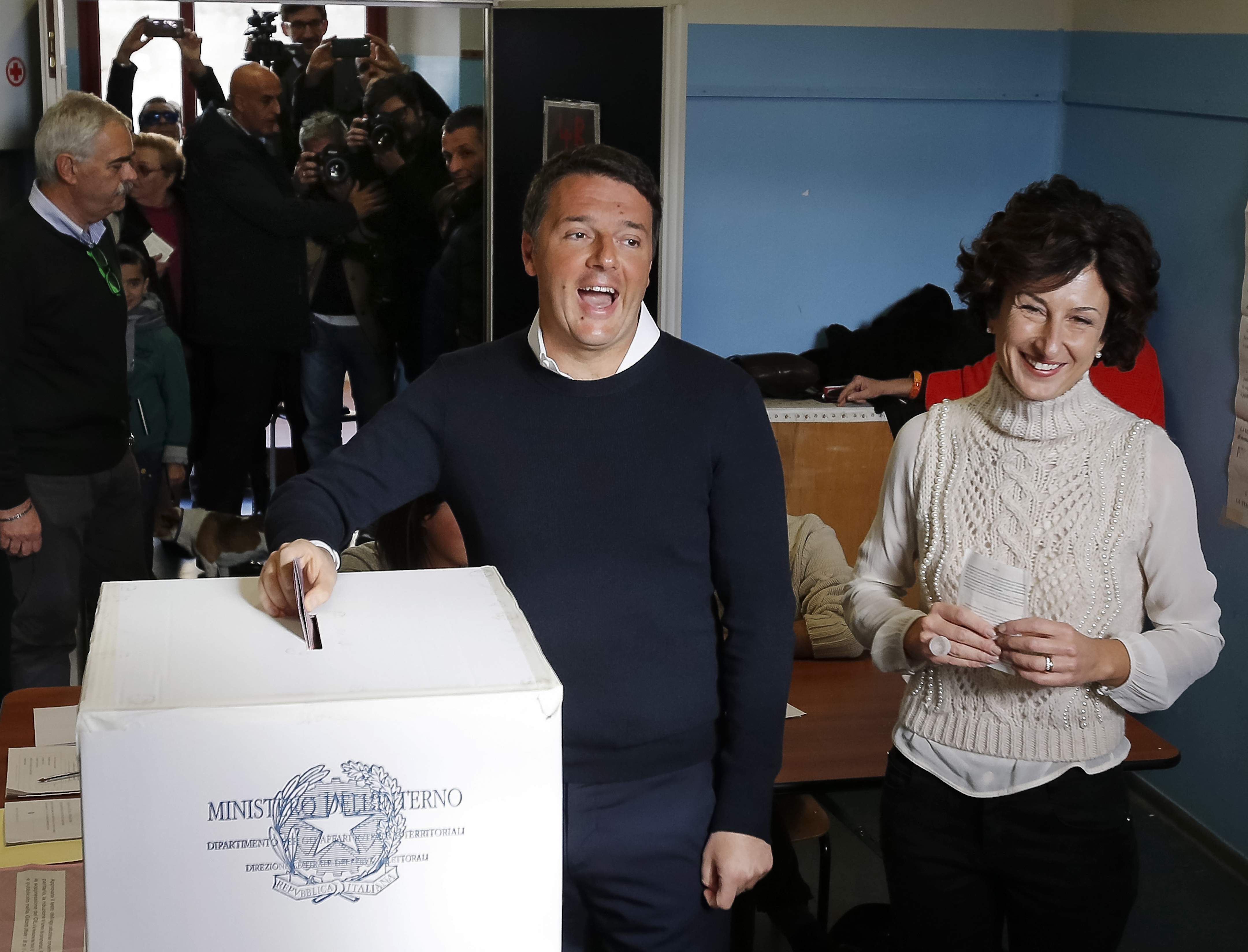 APTOPIX Italy Referendum