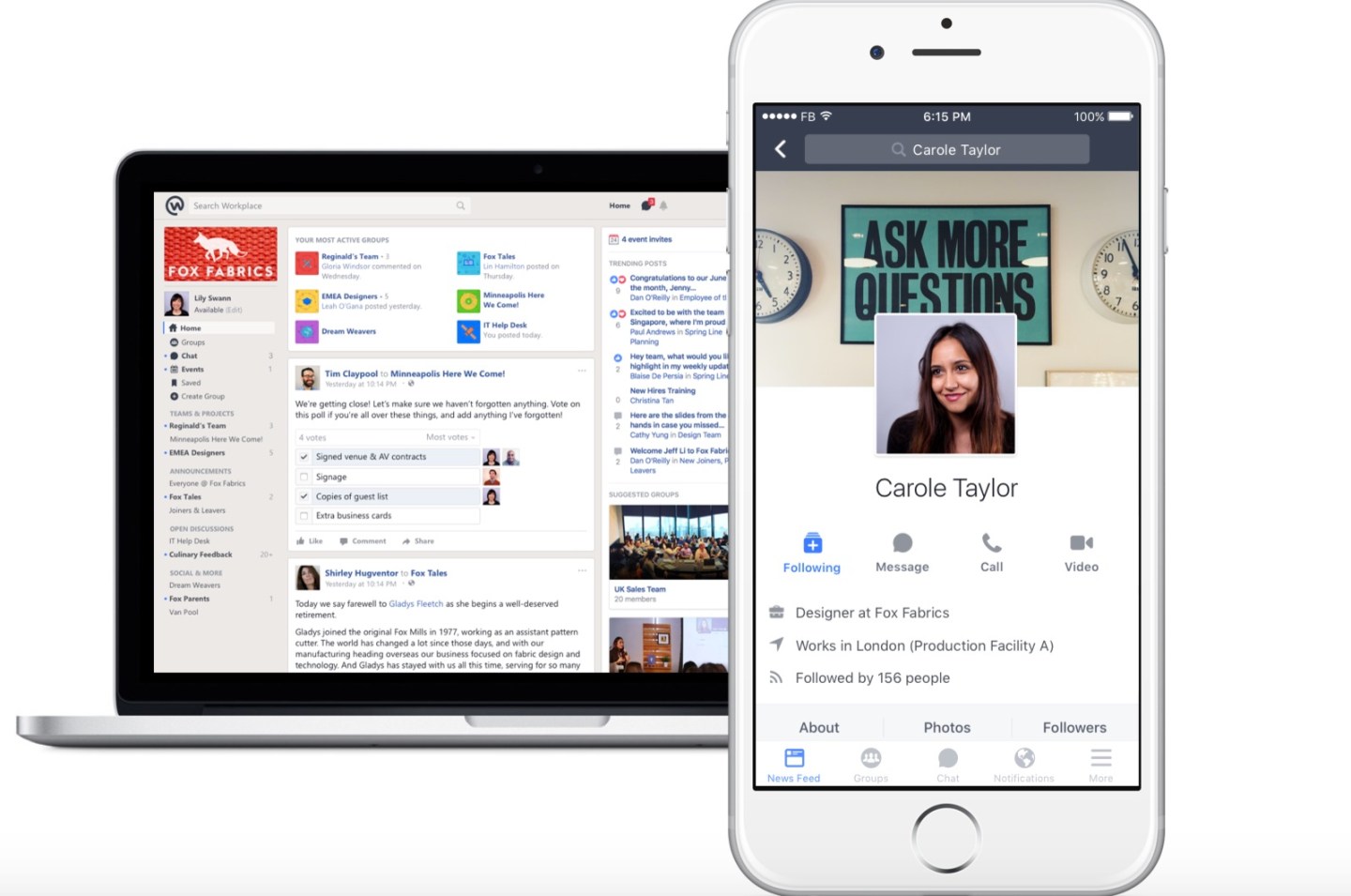 Facebook To Offer Free Version of its Slack Killer
