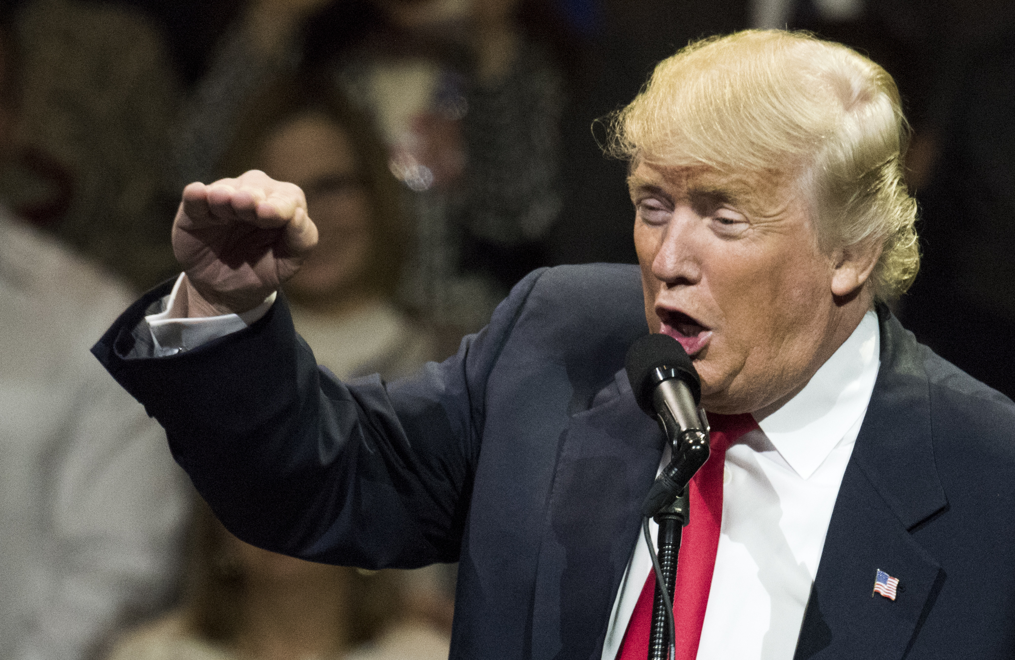 President-Elect Donald Trump And Vice President Elect Pence Hold Election Victory Rally In Ohio
