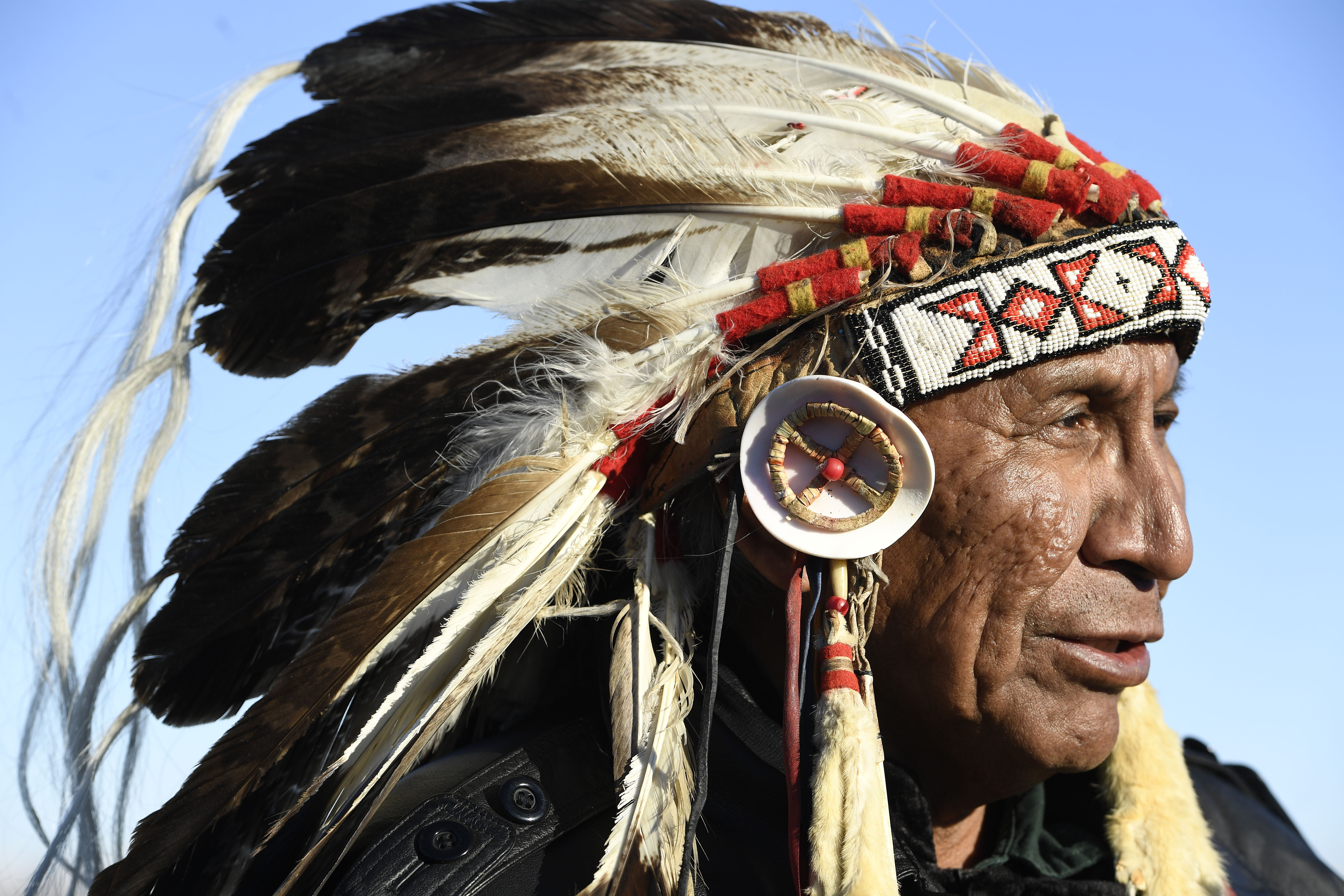 Standing Rock encampment near Cannon Ball, North Dakota