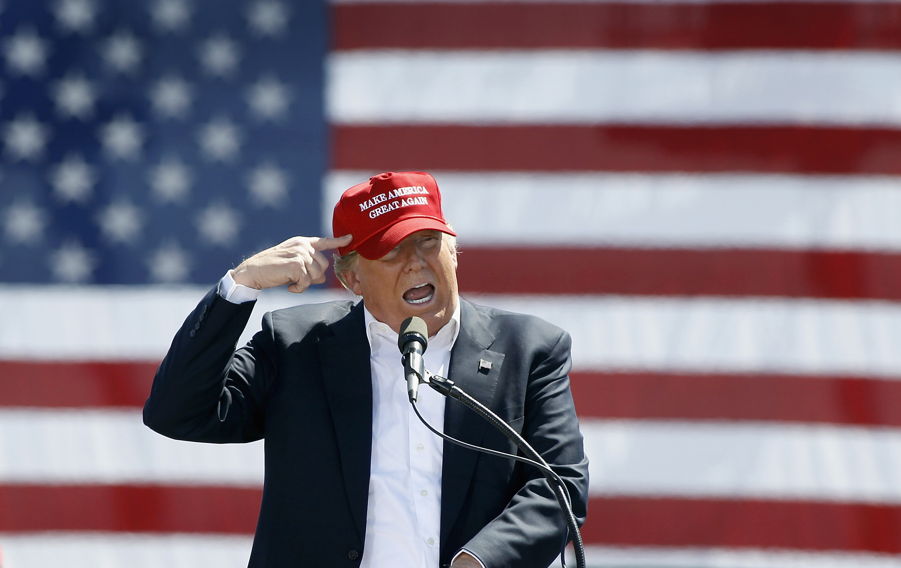 Republican Presidential Candidate Donald Trump Holds Rally In Phoenix