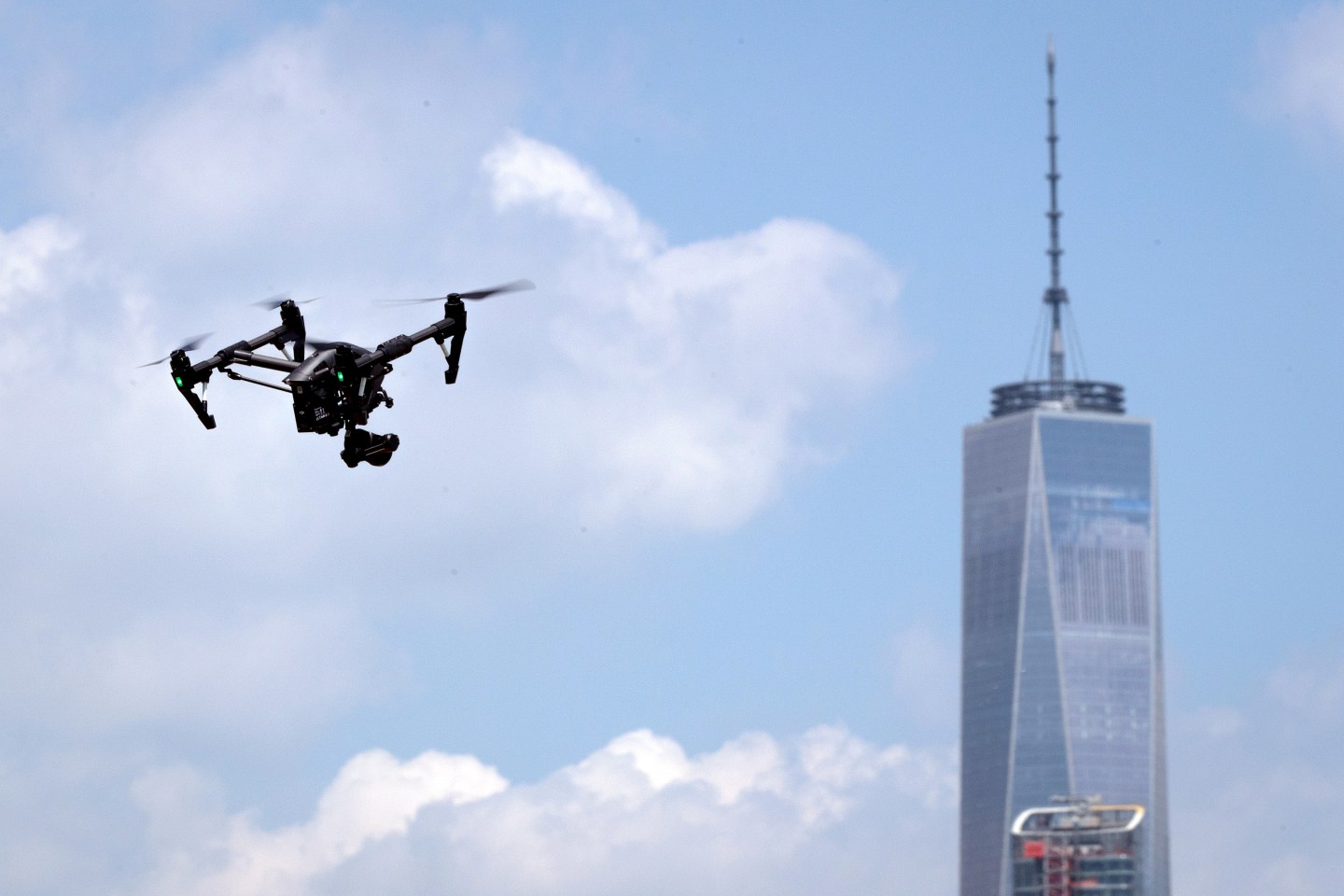 Drone Racing Event Held On New York City's Governors Island