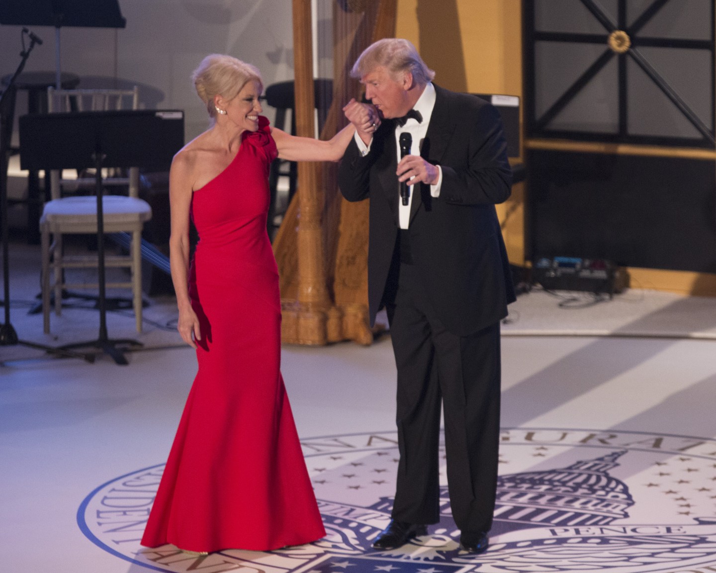 President-Elect Donald Trump attends Candlelight Dinner in Washington