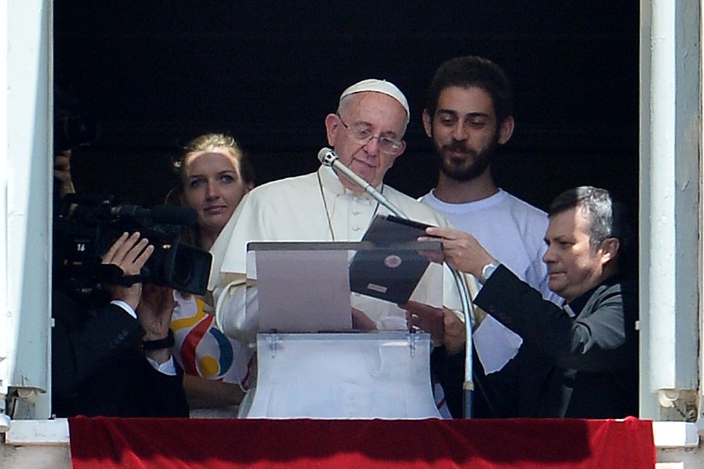 VATICAN-RELIGION-POPE-ANGELUS