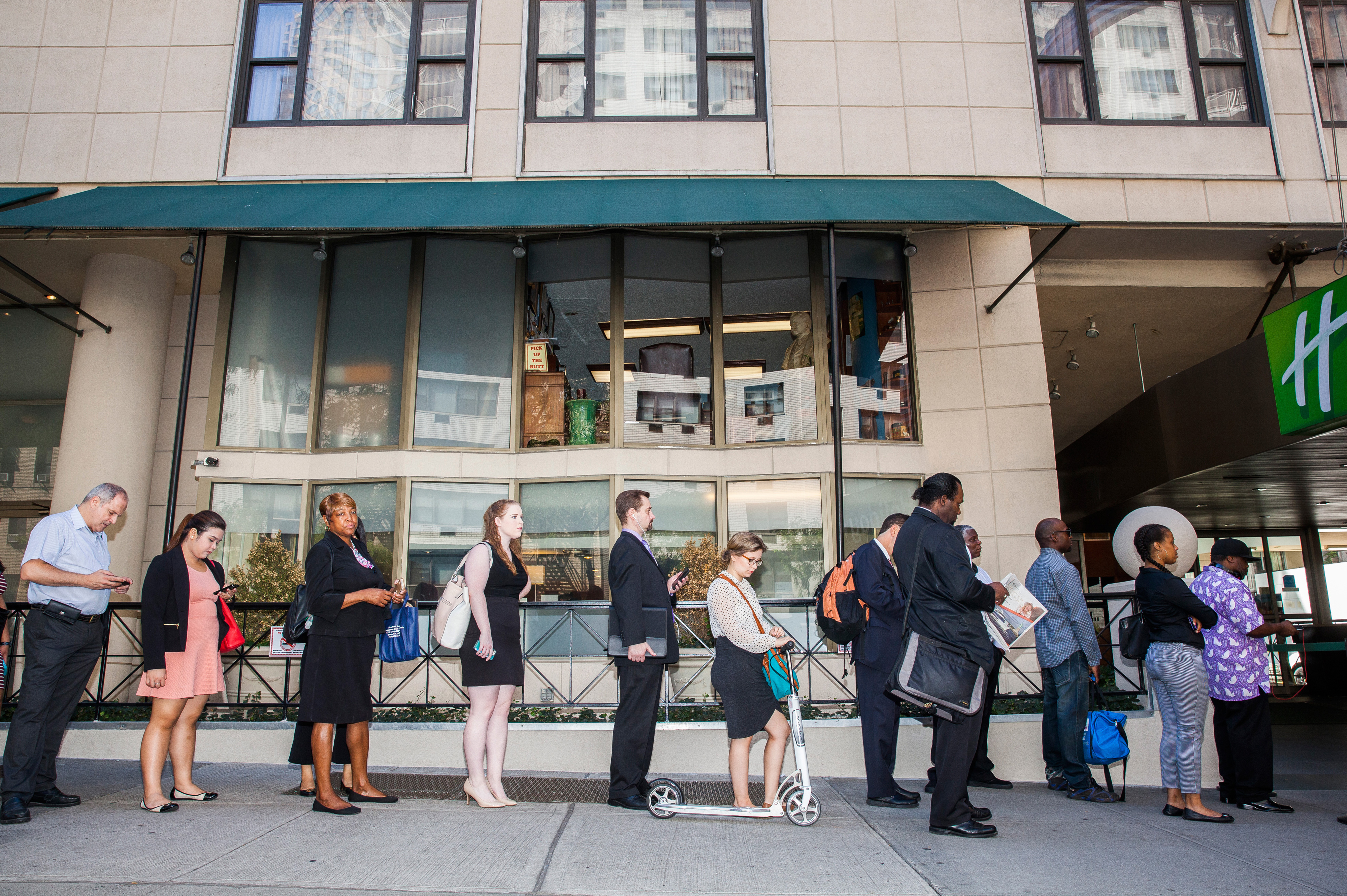 Inside A Choice Career Fair Ahead Of Jobless Claims Figures