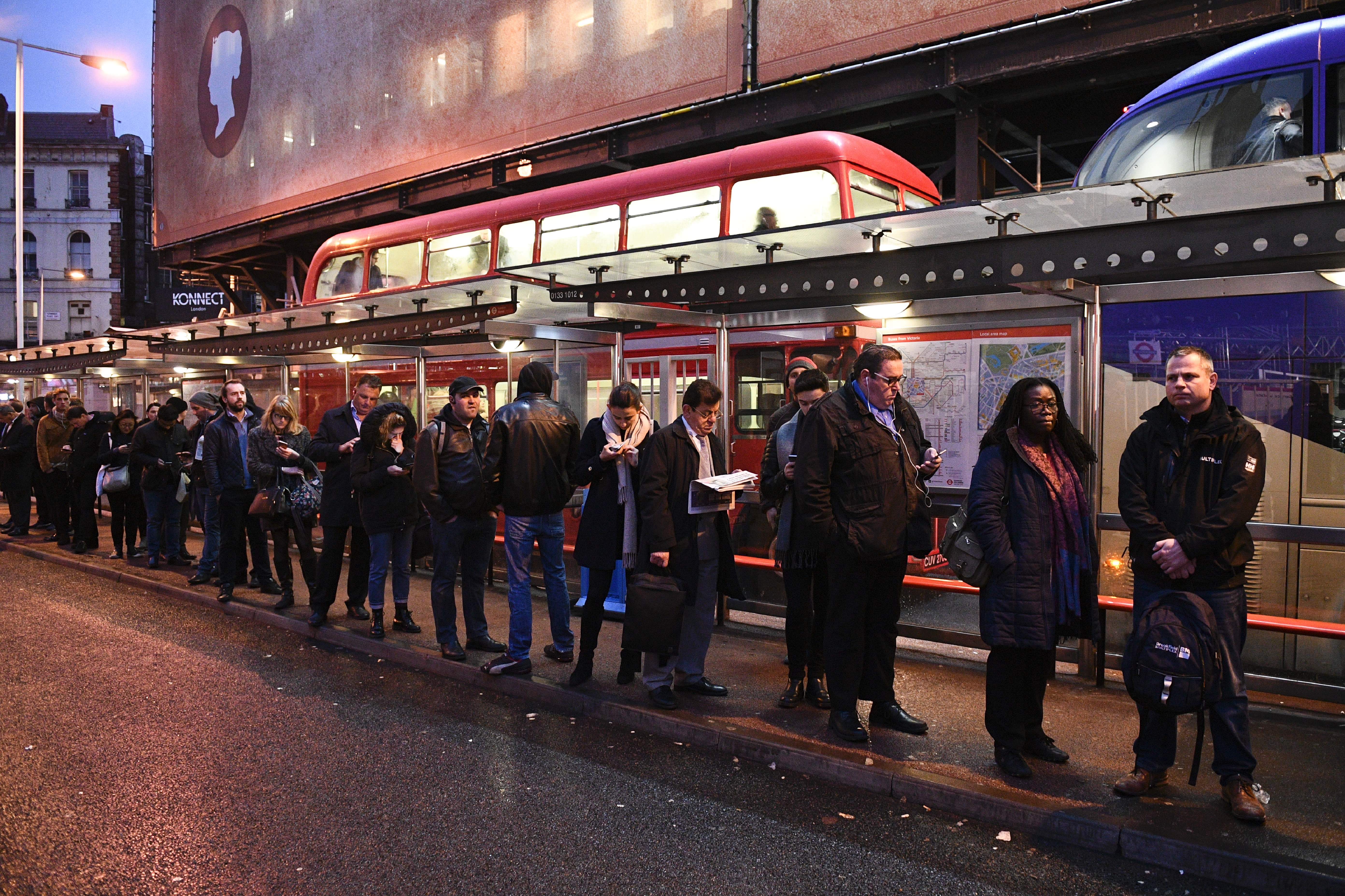BRITAIN-TRANSPORT-STRIKE-TUBE