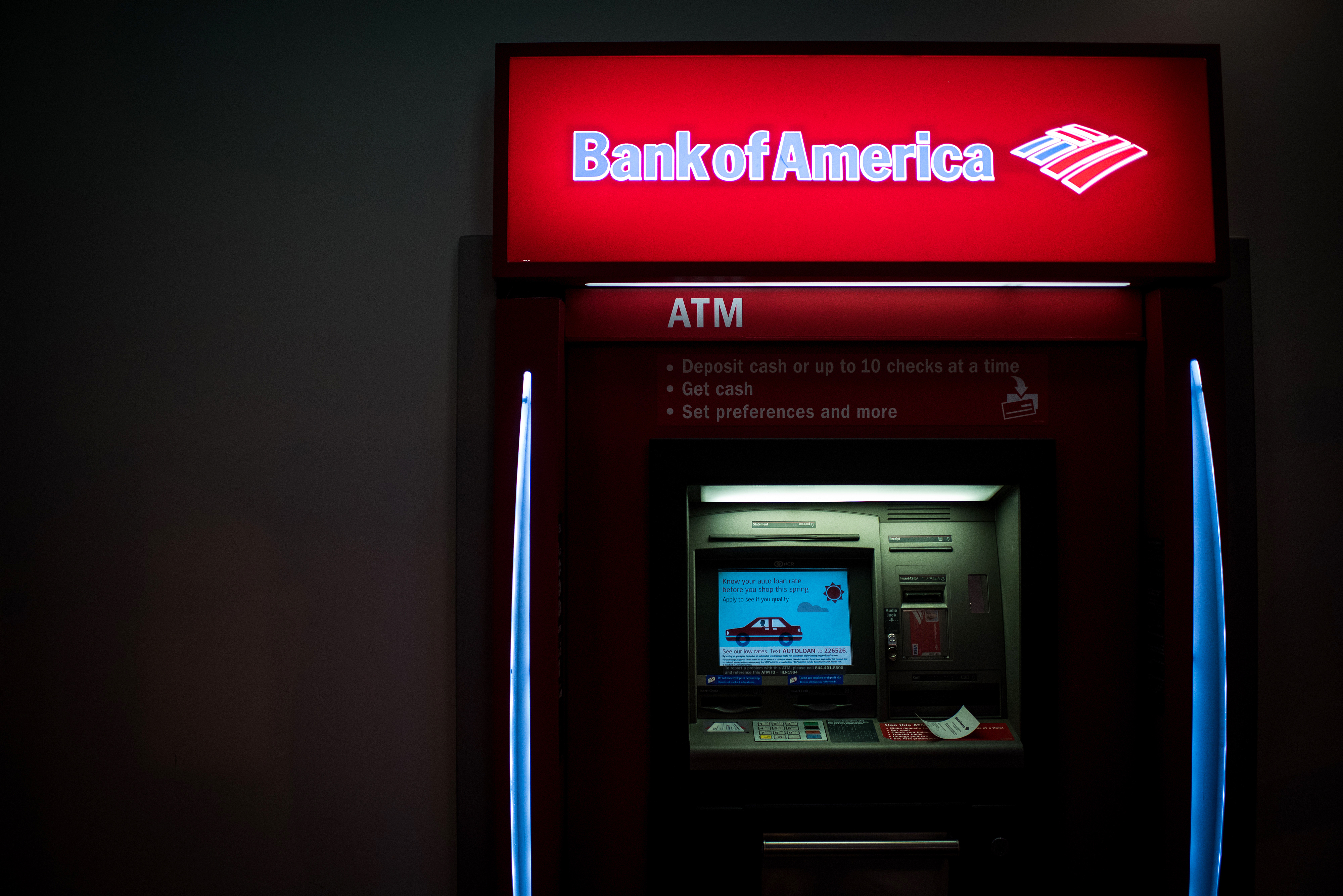 A Bank Of America Corp. Branch Ahead Of Earnings Figures
