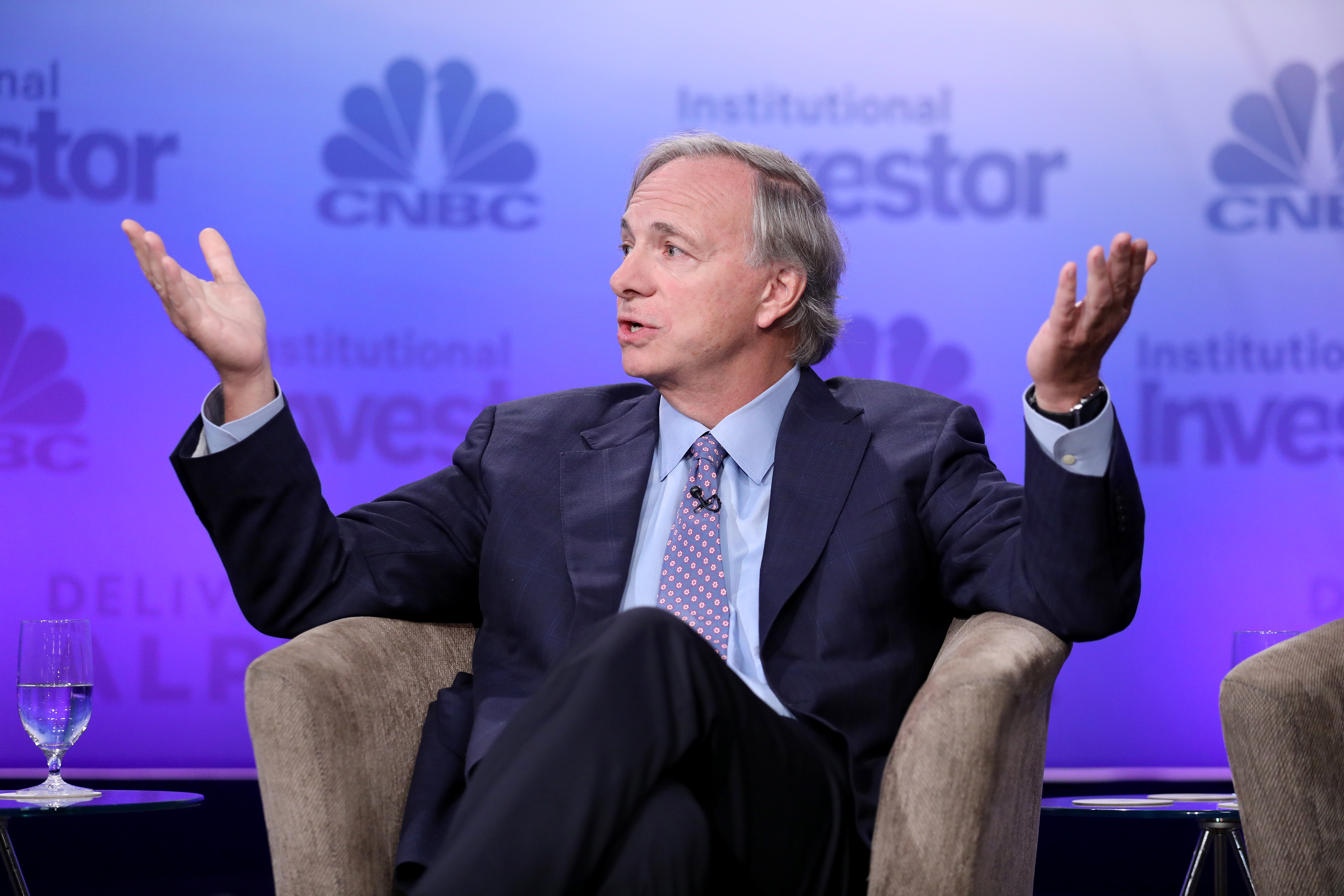 Ray Dalio, founder of Bridgewater Associates, at the 6th annual CNBC Institutional Investor Delivering Alpha Conference on Sept. 13, 2016 in New York.