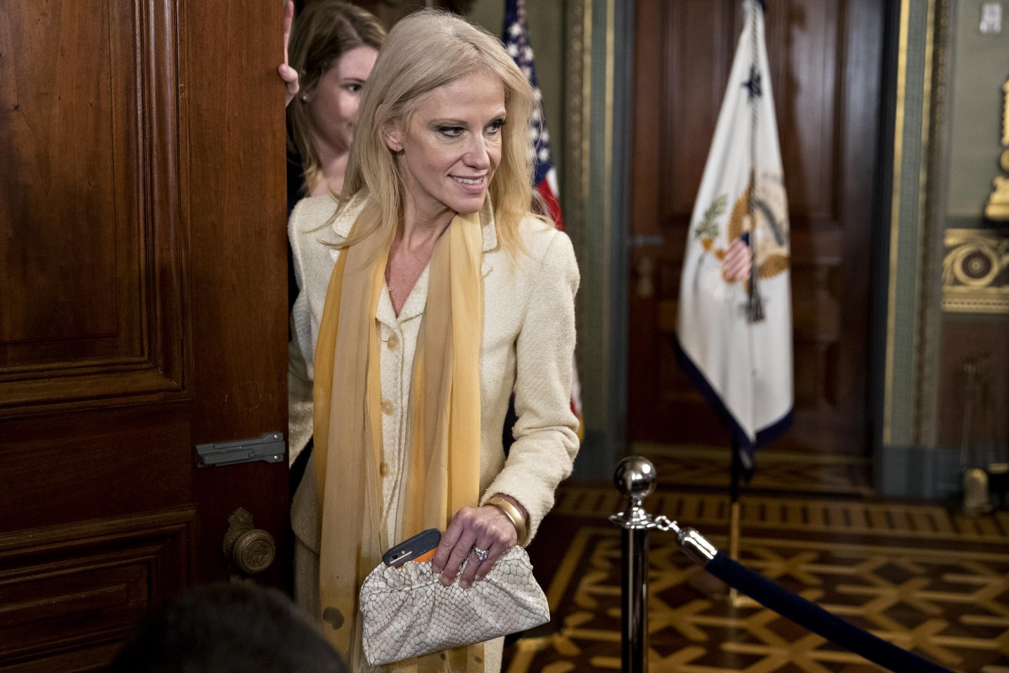 Vice President Pence Swears In Betsy DeVos As Education Secretary