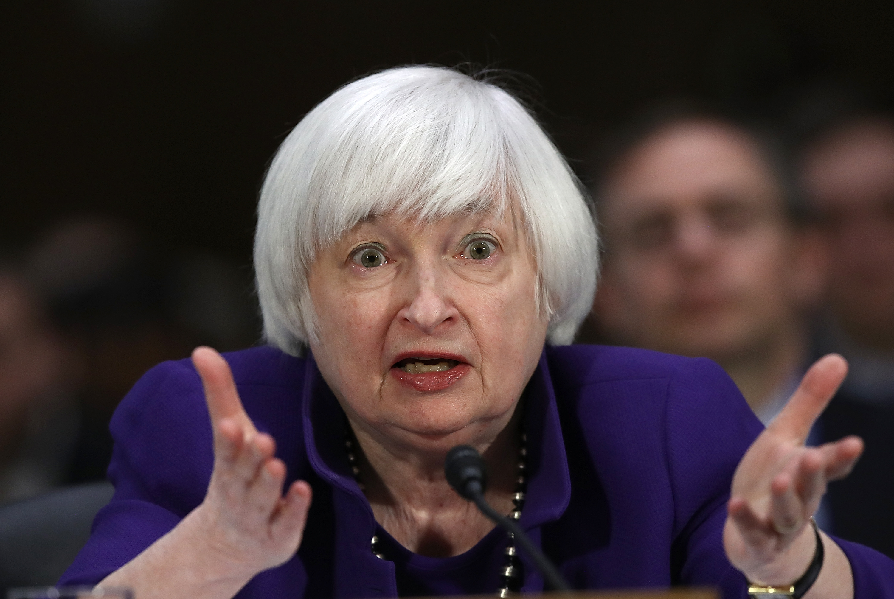 Federal Reserve Chairwoman Janet Yellen Testifies To Senate Committee On Dept's Semiannual Monetary Policy Report