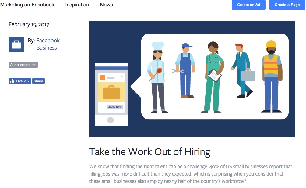 Facebook Job Postings