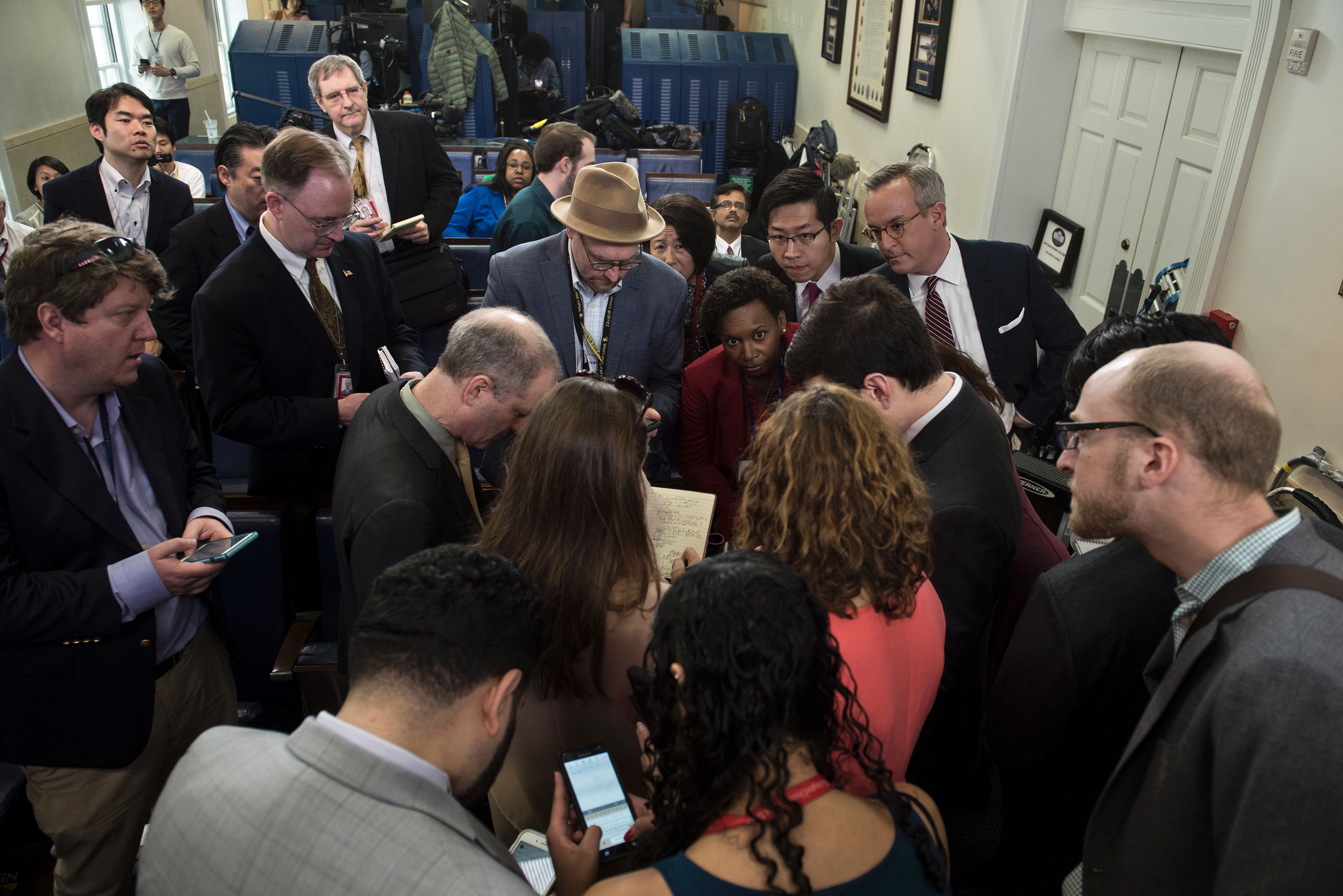 US-POLITICS-MEDIA-BRIEFING