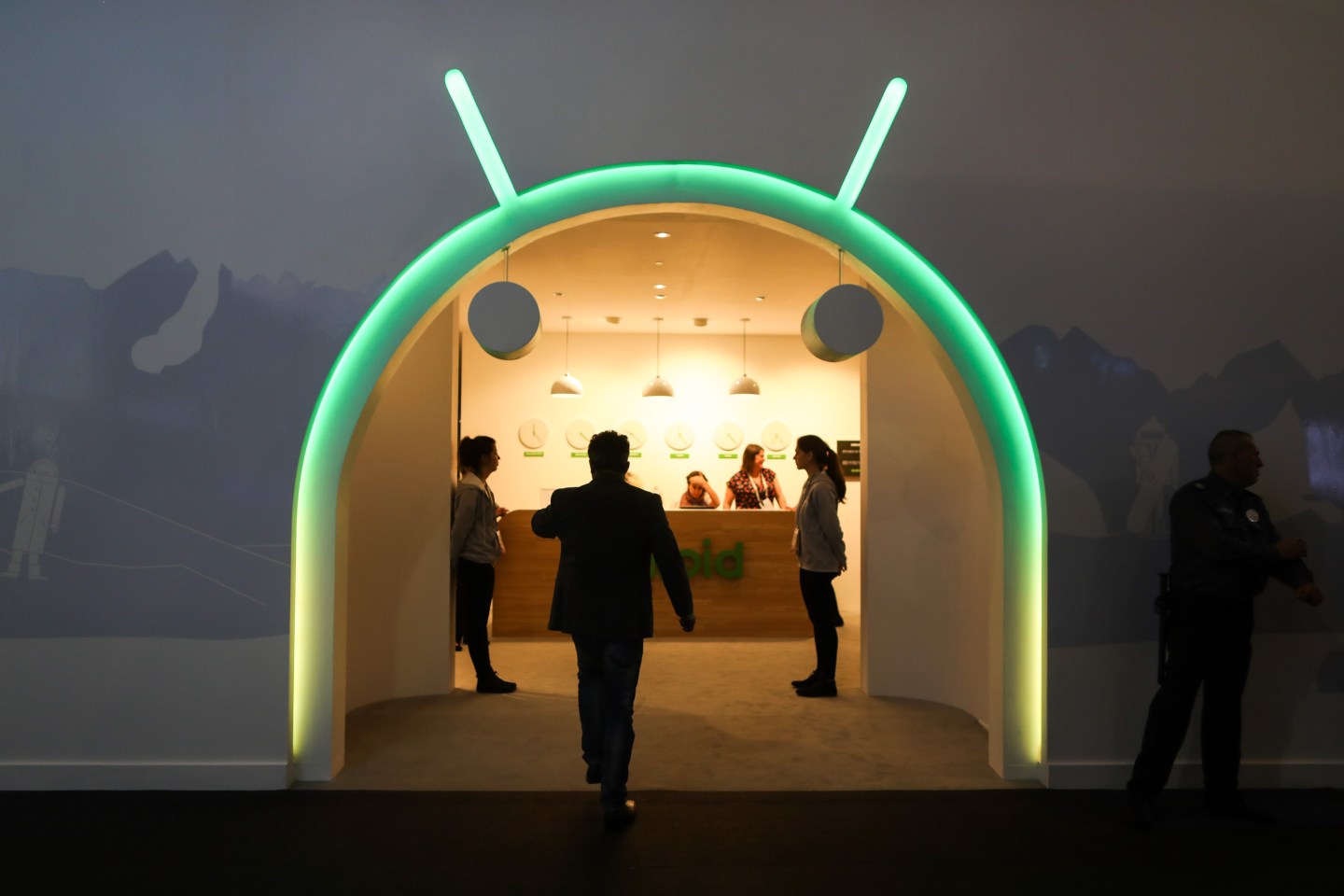 Opening Day Of The Mobile World Congress