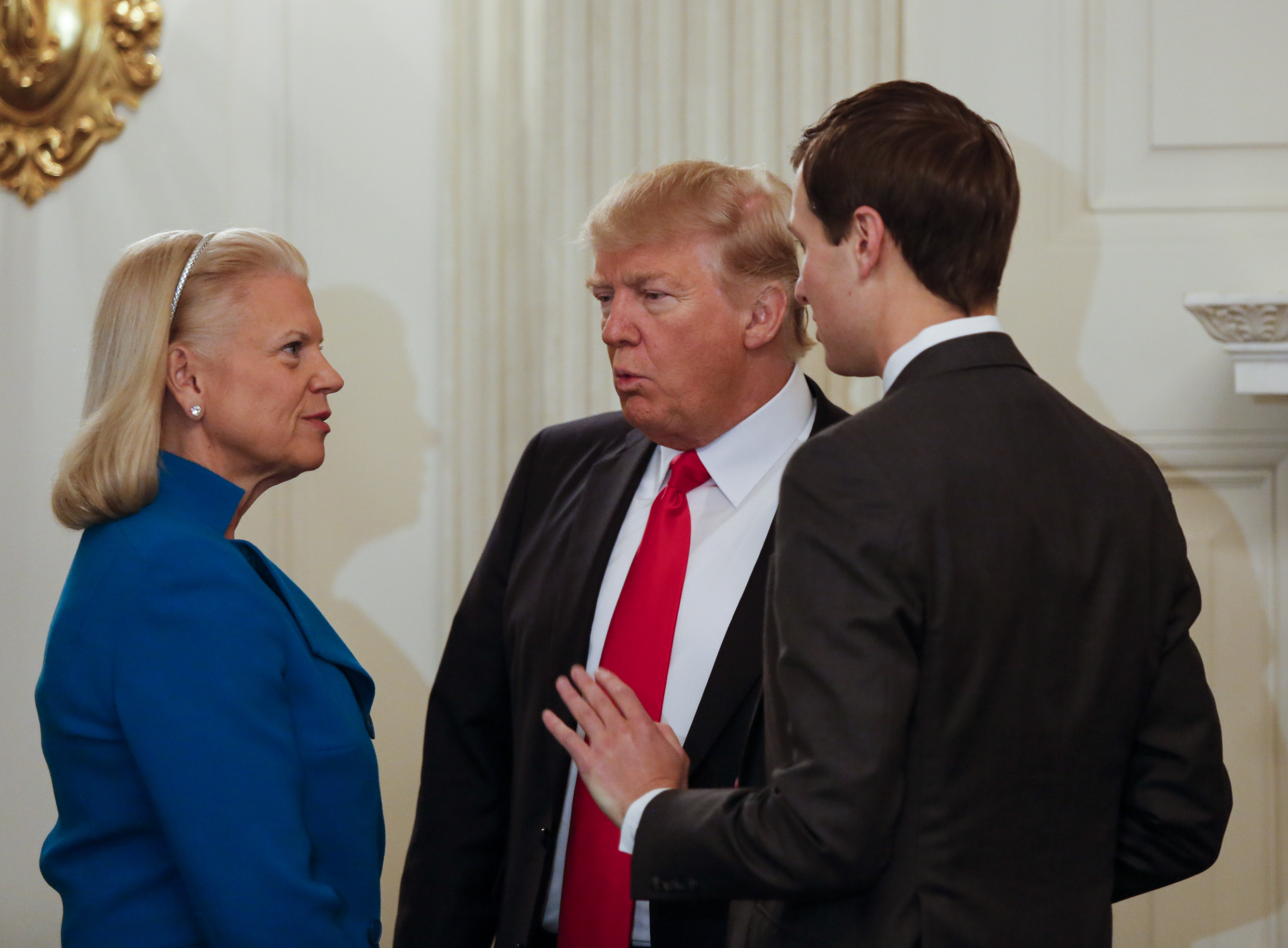 Donald Trump signs an Executive Order
