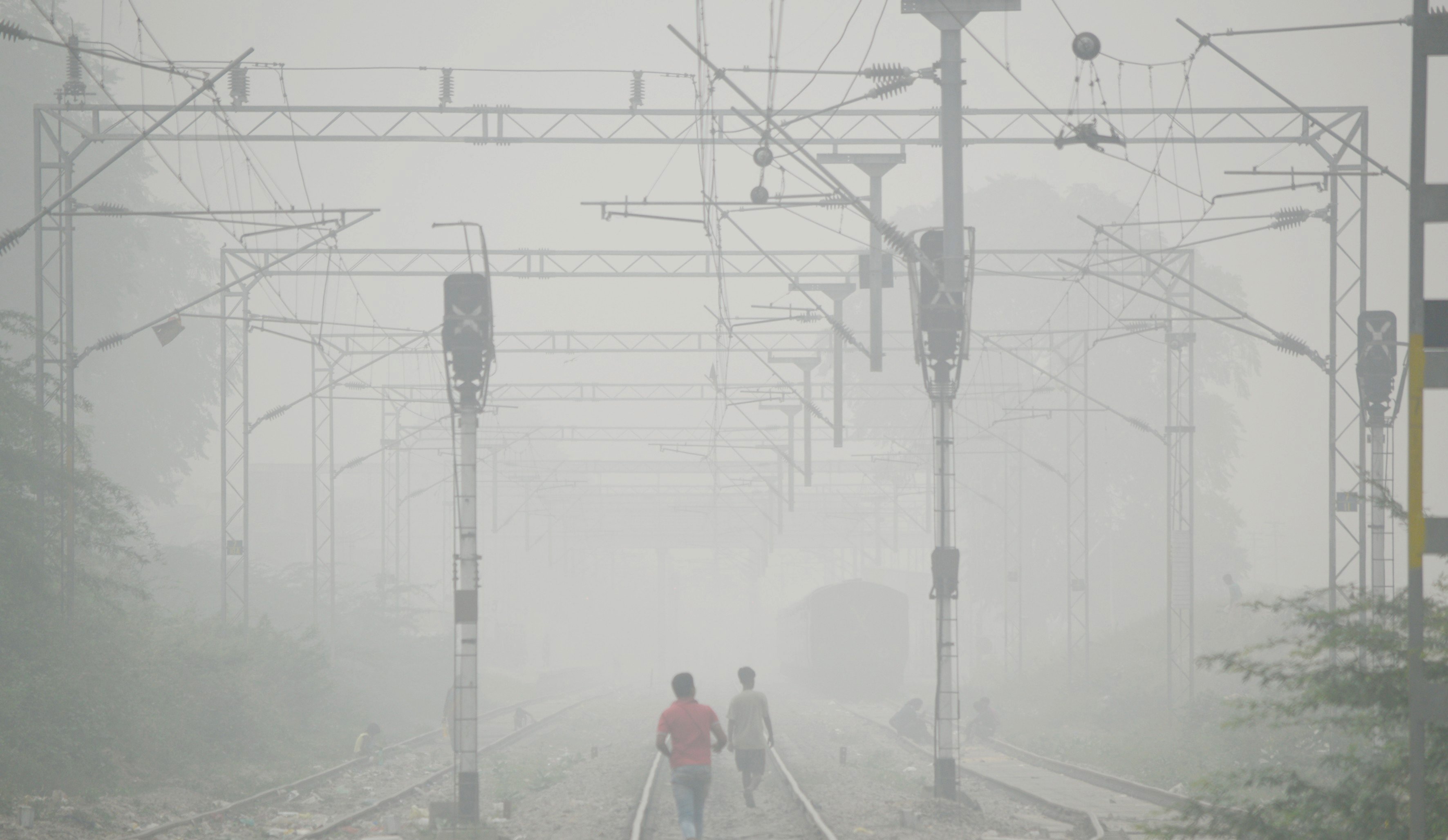 Heavy Smog In Lucknow, India
