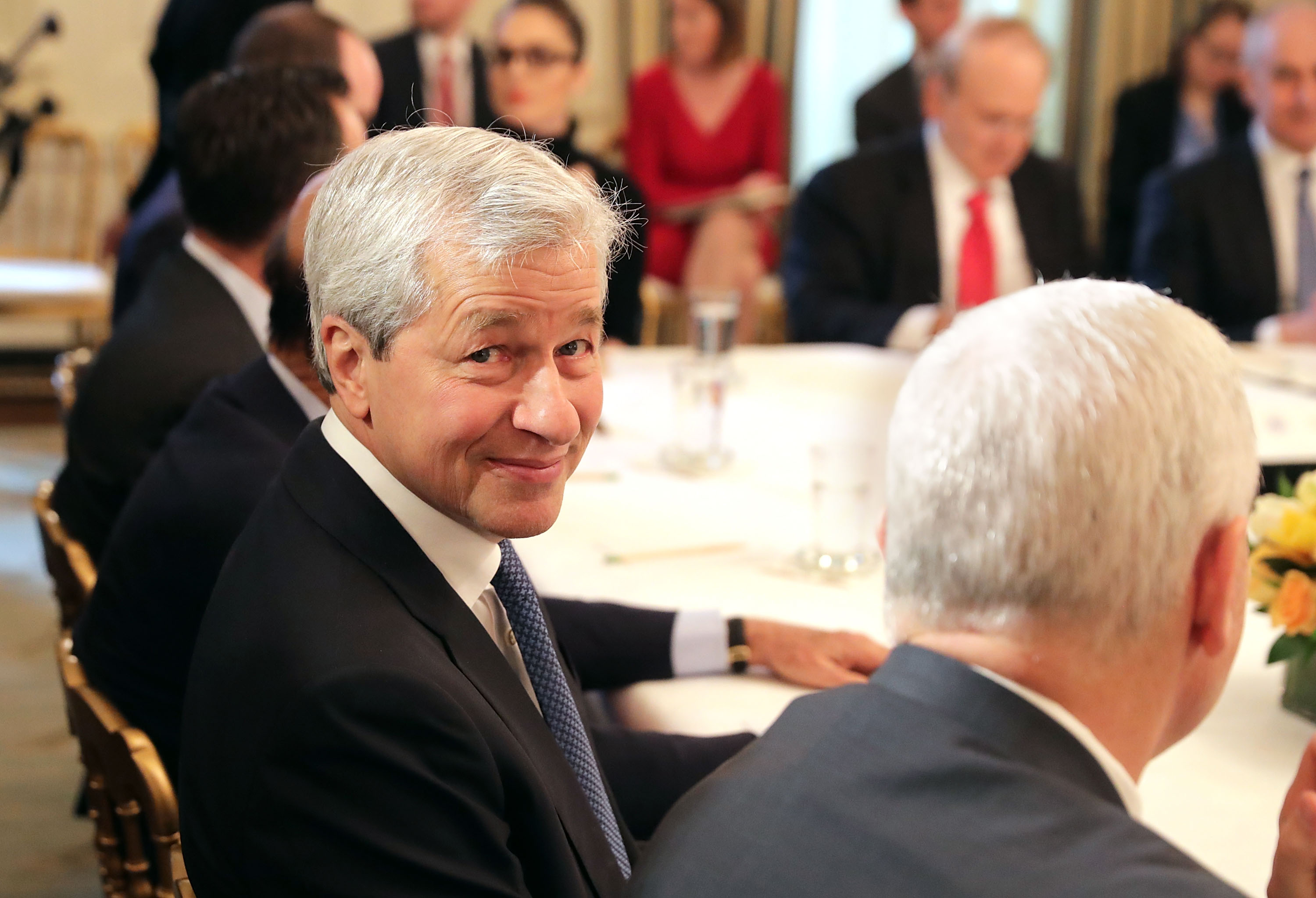 President Trump Holds Policy Forum With Business Leaders