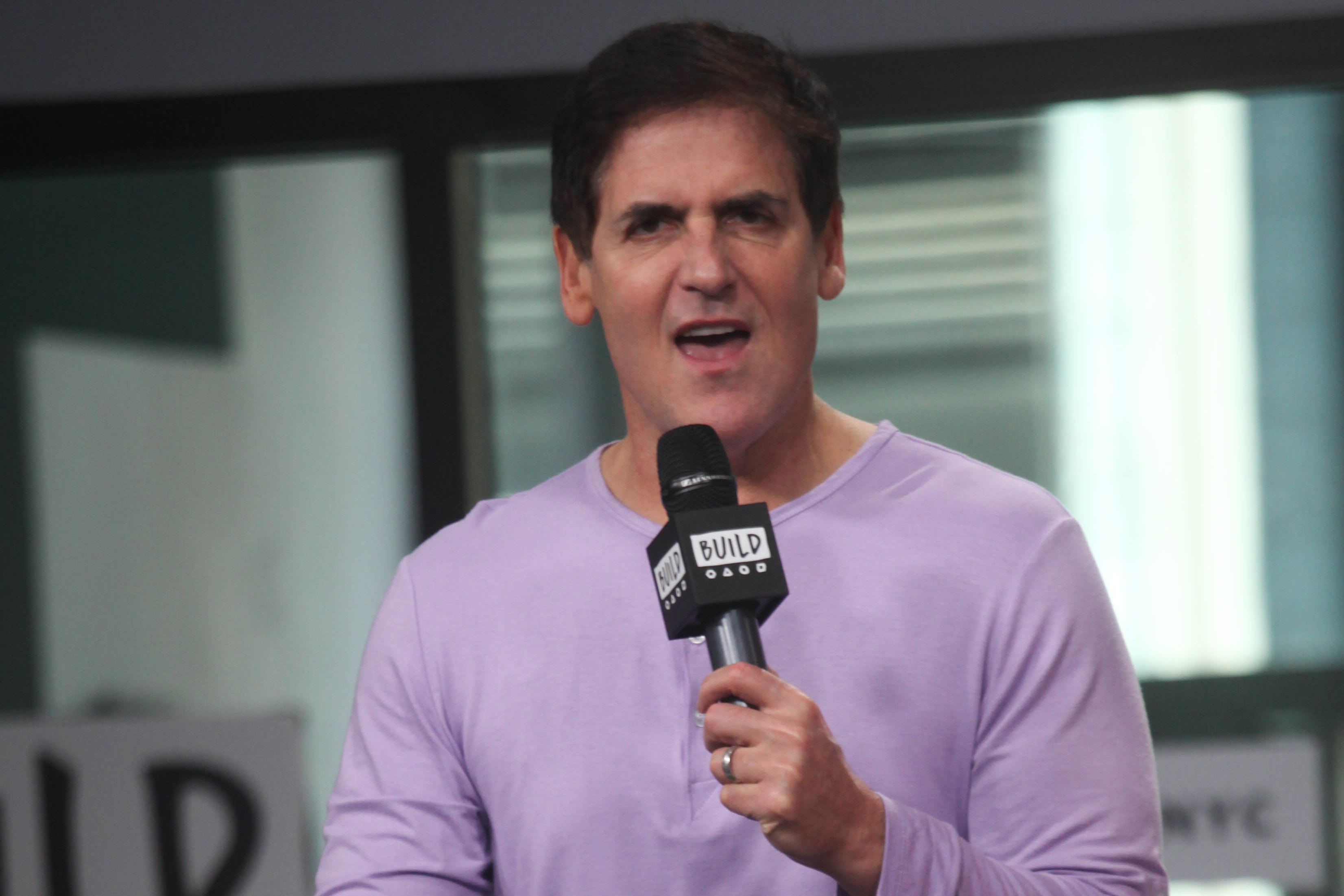 Mark Cuban attends Build Series to discuss 'Shark Tank' at Build Studio on Feb. 8, 2017, in New York City.