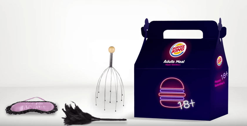 Burger King Is Putting ‘Adult Toys’ in Valentine’s Day Meals