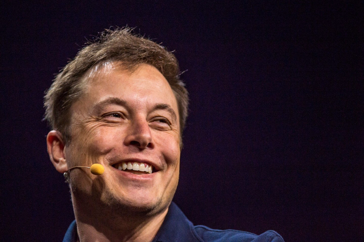 Tesla Motors Inc. CEO Elon Musk and Nvidia Corp. Chief Executive Officer Jen-Hsun Huang Speak At GPU Technology Conference