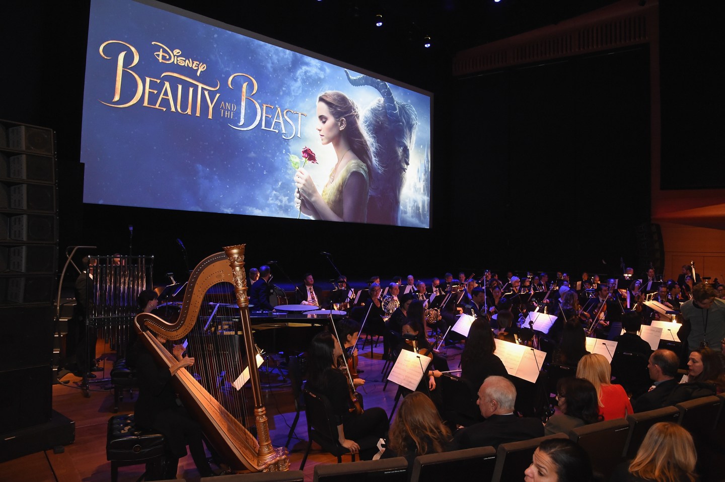 Emma Watson, Dan Stevens, Kevin Kline, Josh Gad, Audra McDonald, Stanley Tucci, Ian McKellen, Bill Condon And Alan Menken Arrive At Alice Tully Hall For The New York Special Screening Of Disney's Live-Action Adaptation "Beauty And The Beast"