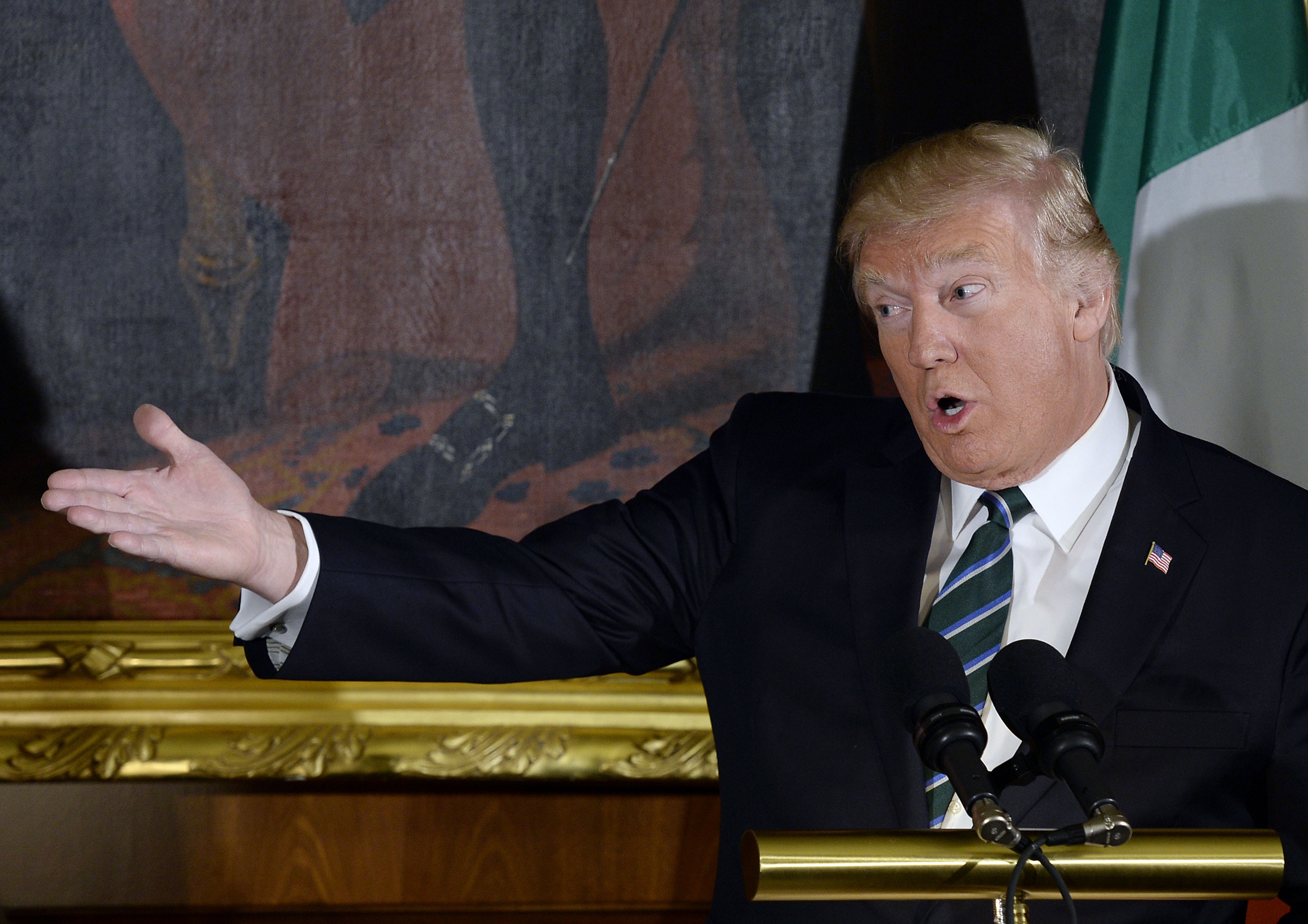 Trump, Paul Ryan Attend Traditional Congressional Luncheon For Irish PM