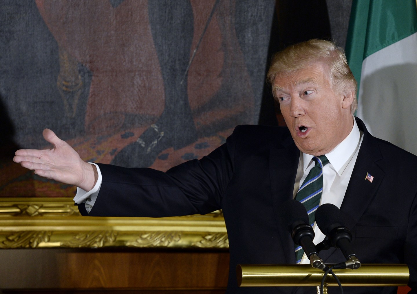 Trump, Paul Ryan Attend Traditional Congressional Luncheon For Irish PM