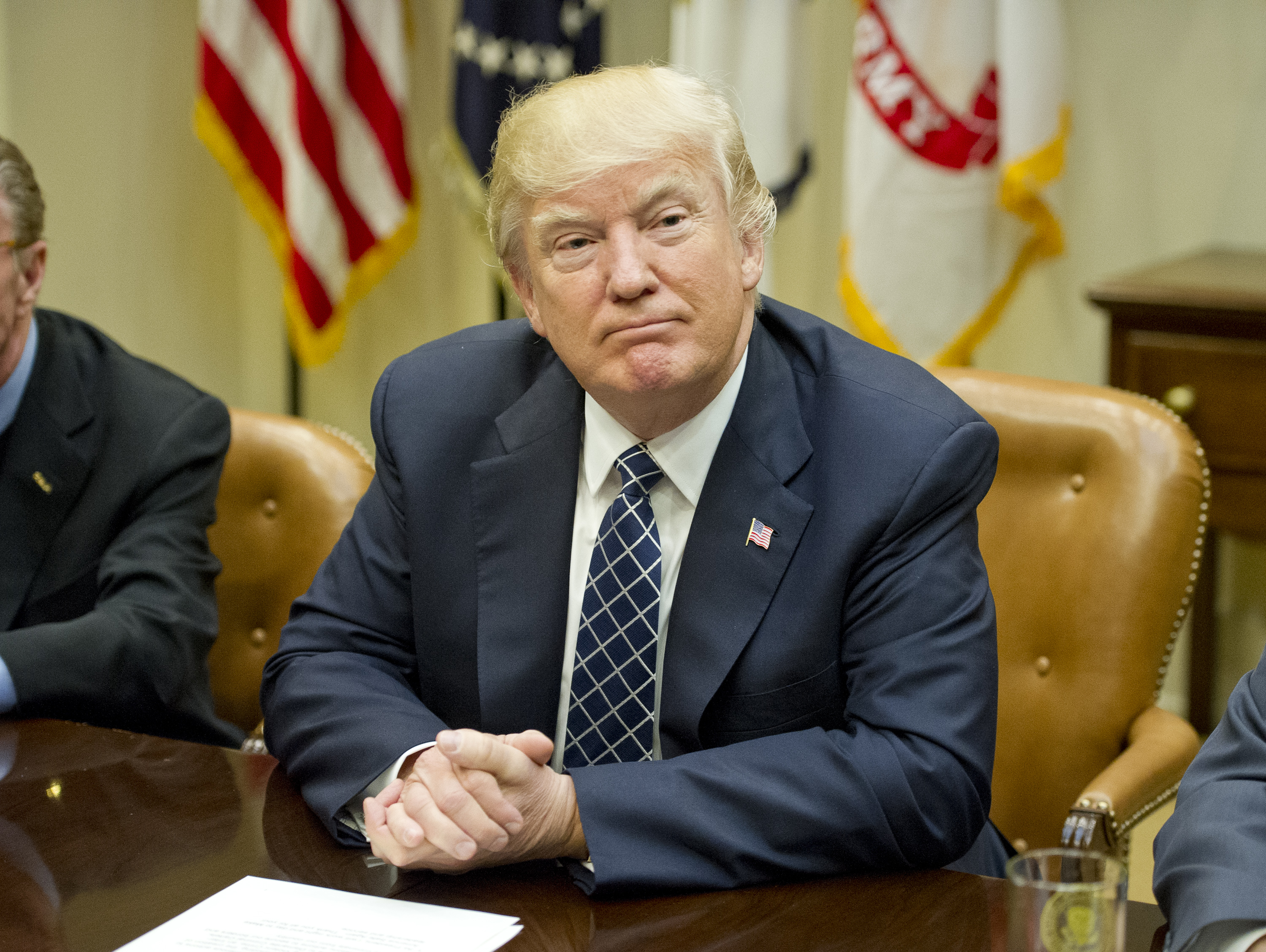 Trump Meets The Fraternal Order Of Police In The White House