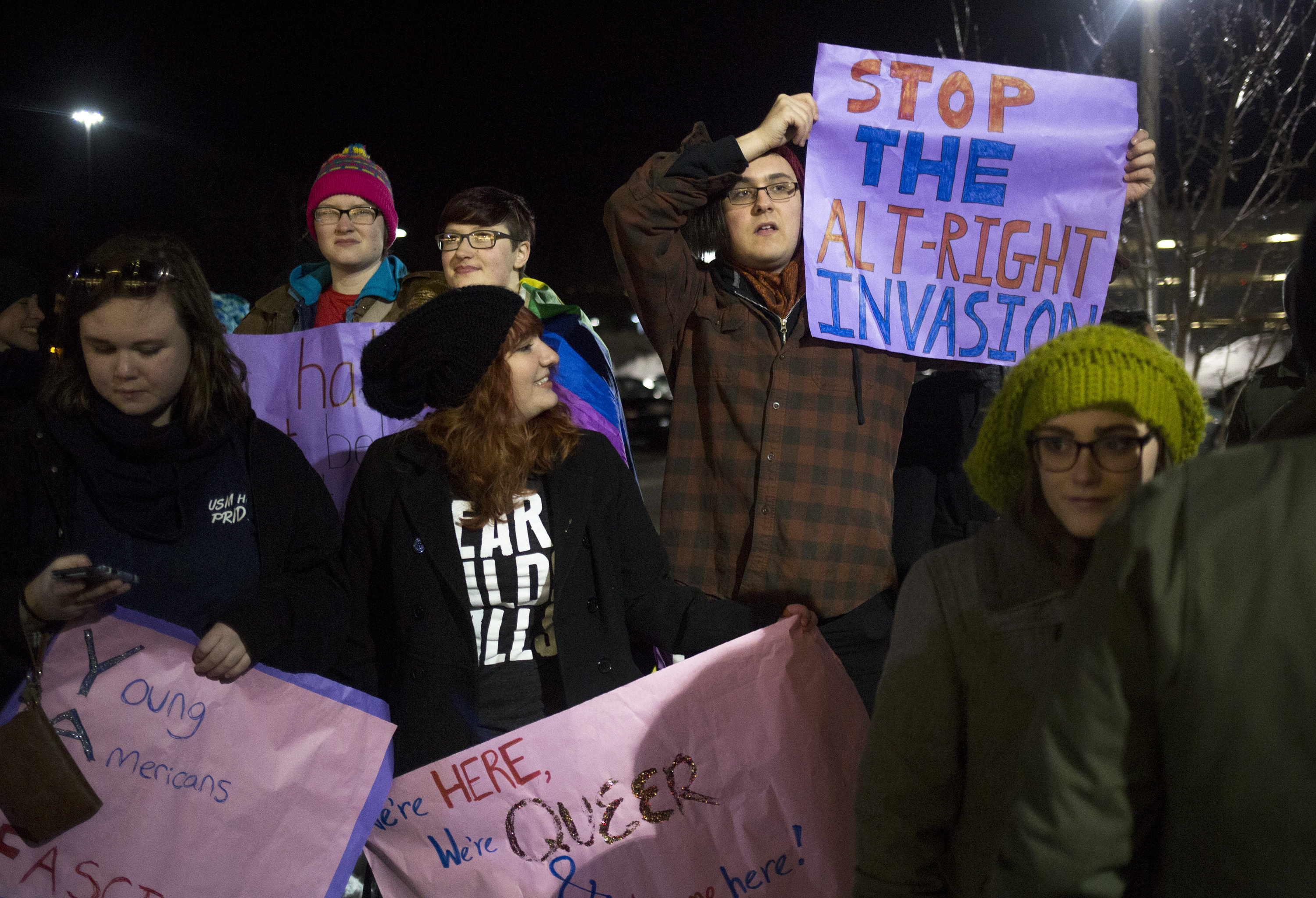 Lockman Speech Protest