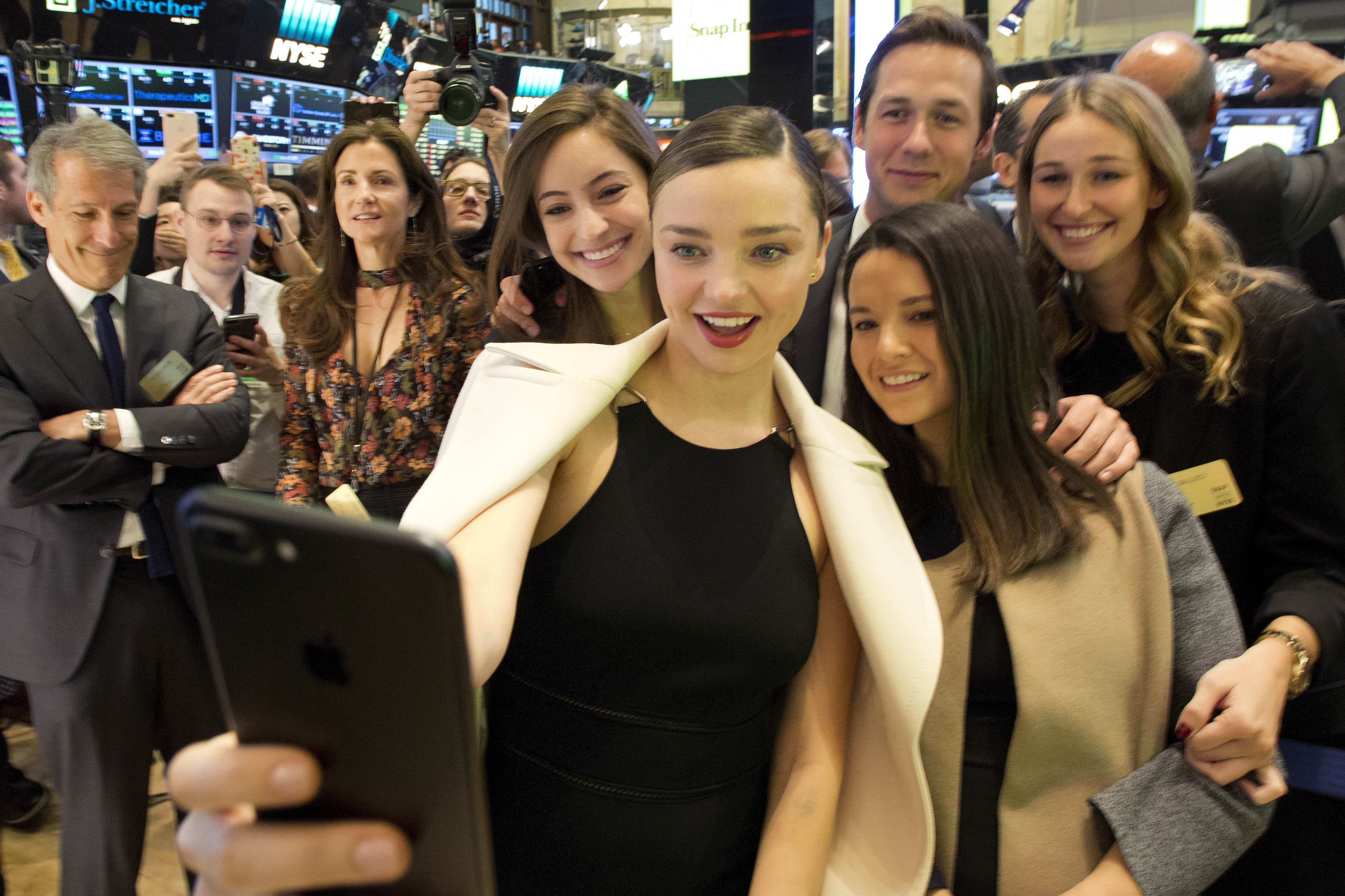 Evan Spiegel, Miranda Kerr
