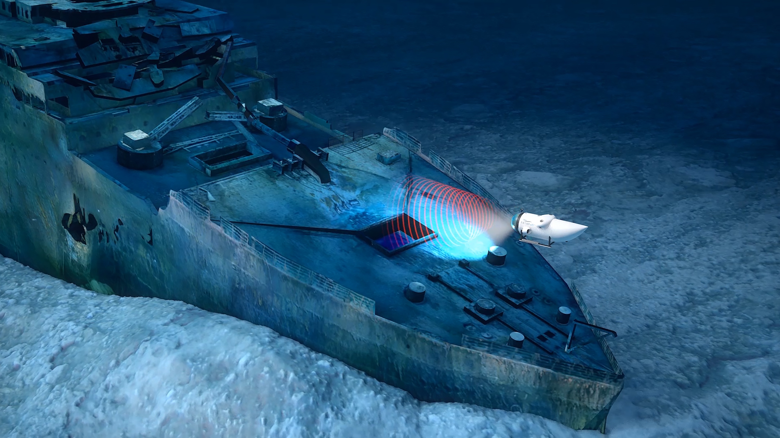 Illustration by Andrea Gatti—Titanic Survey Expedition