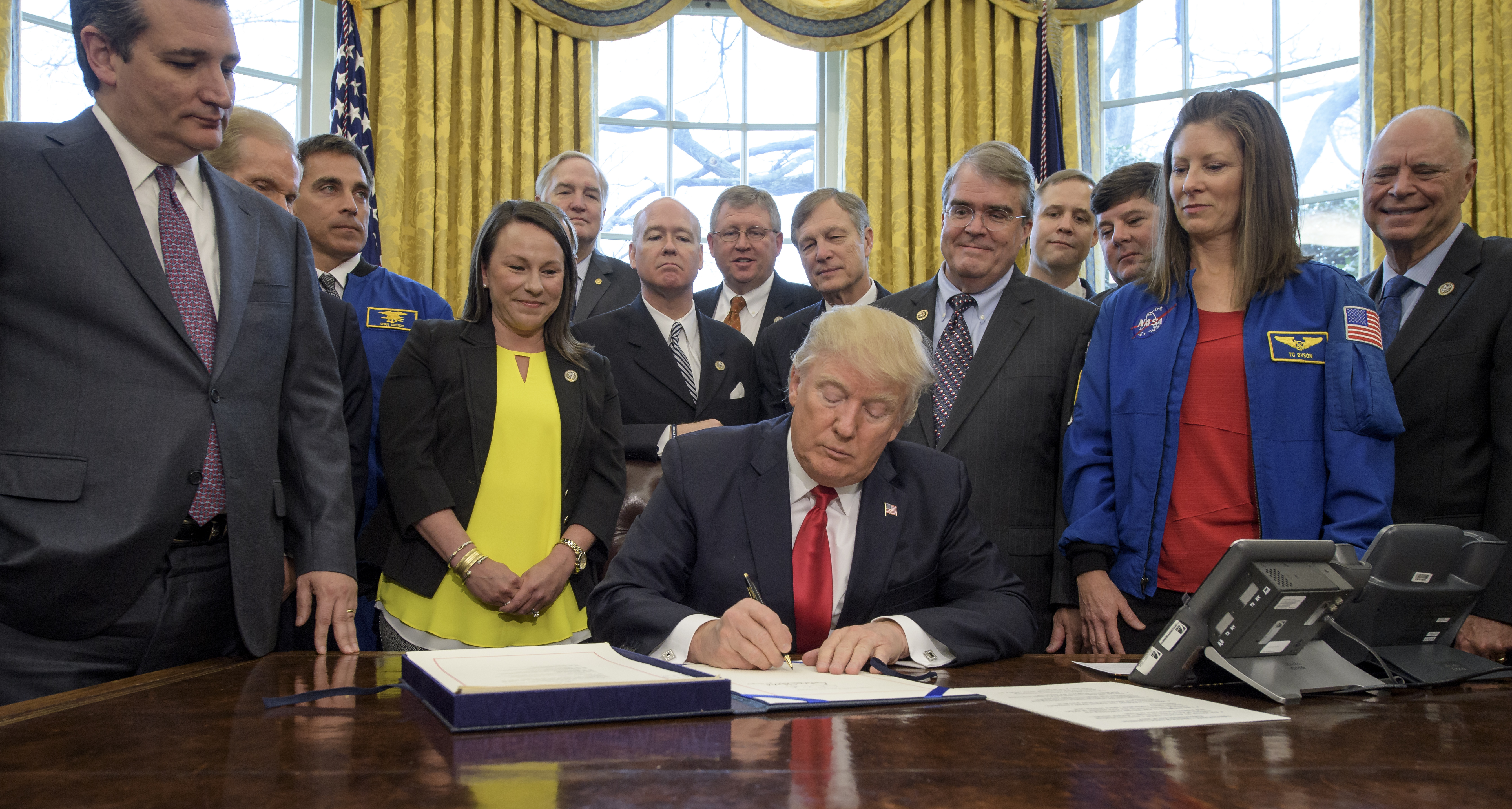 President Trump Signs Bill To Increase Funding To NASA