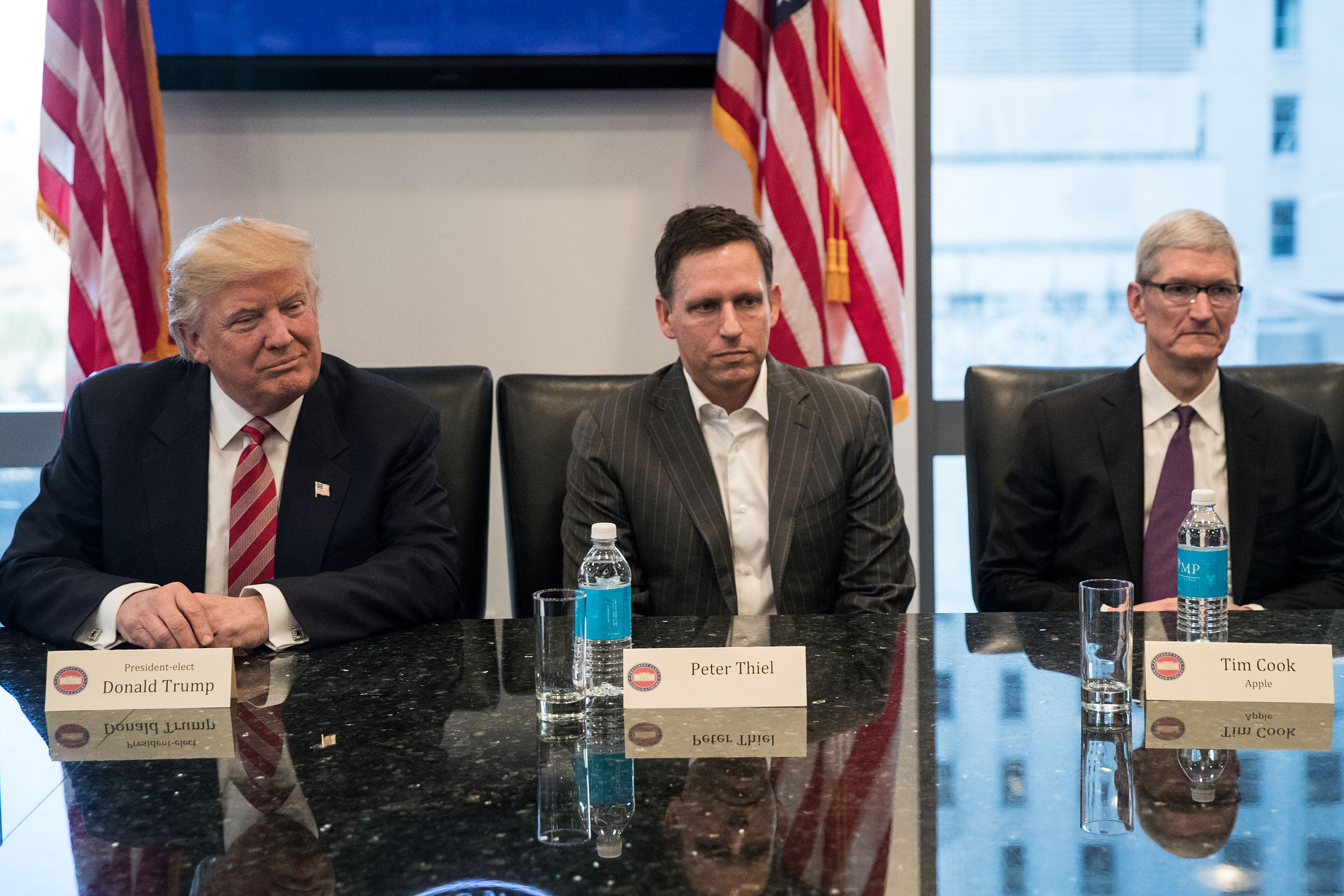 Trump Holds Summit With Technology Industry Leaders
