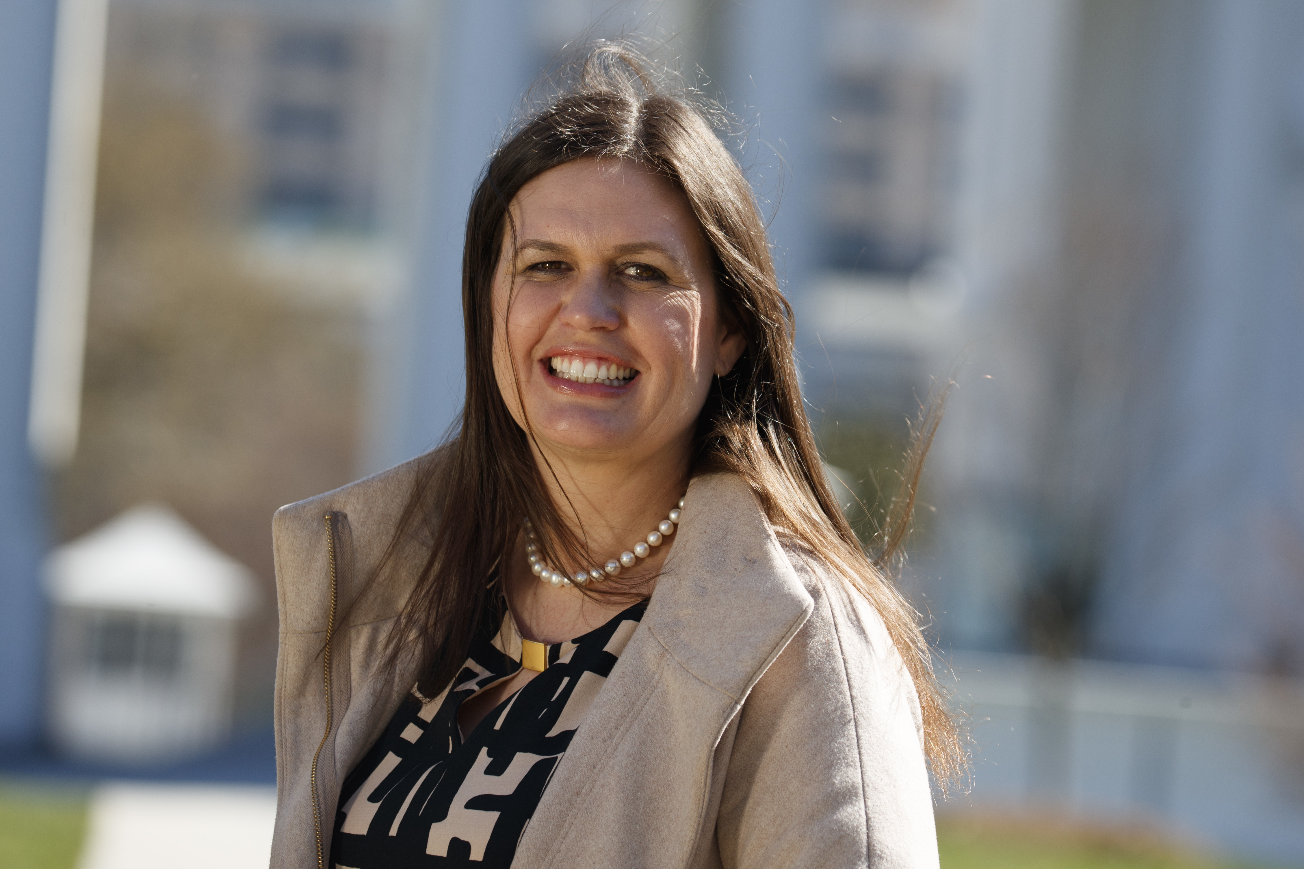 Donald Trump, Sarah Huckabee Sanders