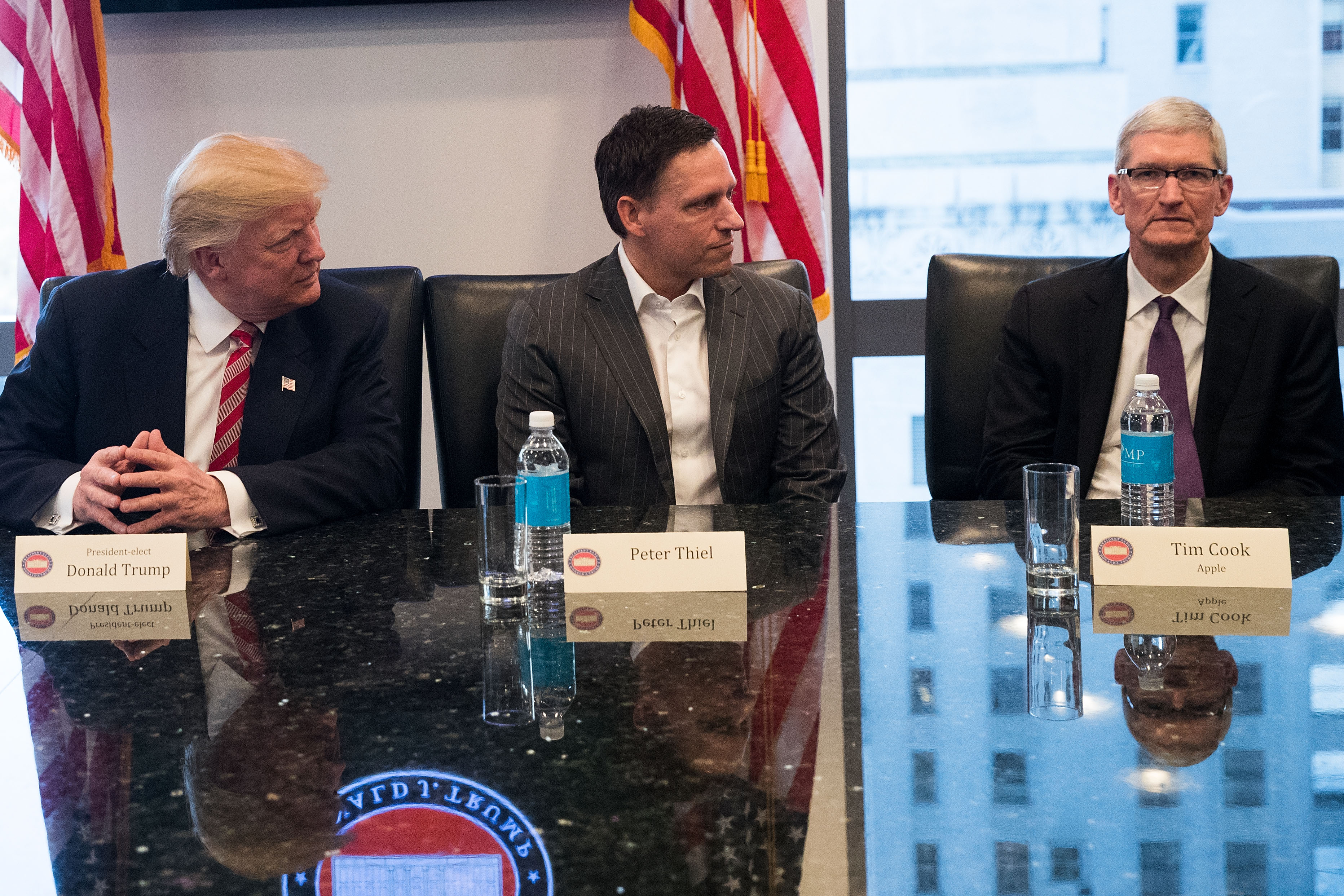 Trump Holds Summit With Technology Industry Leaders